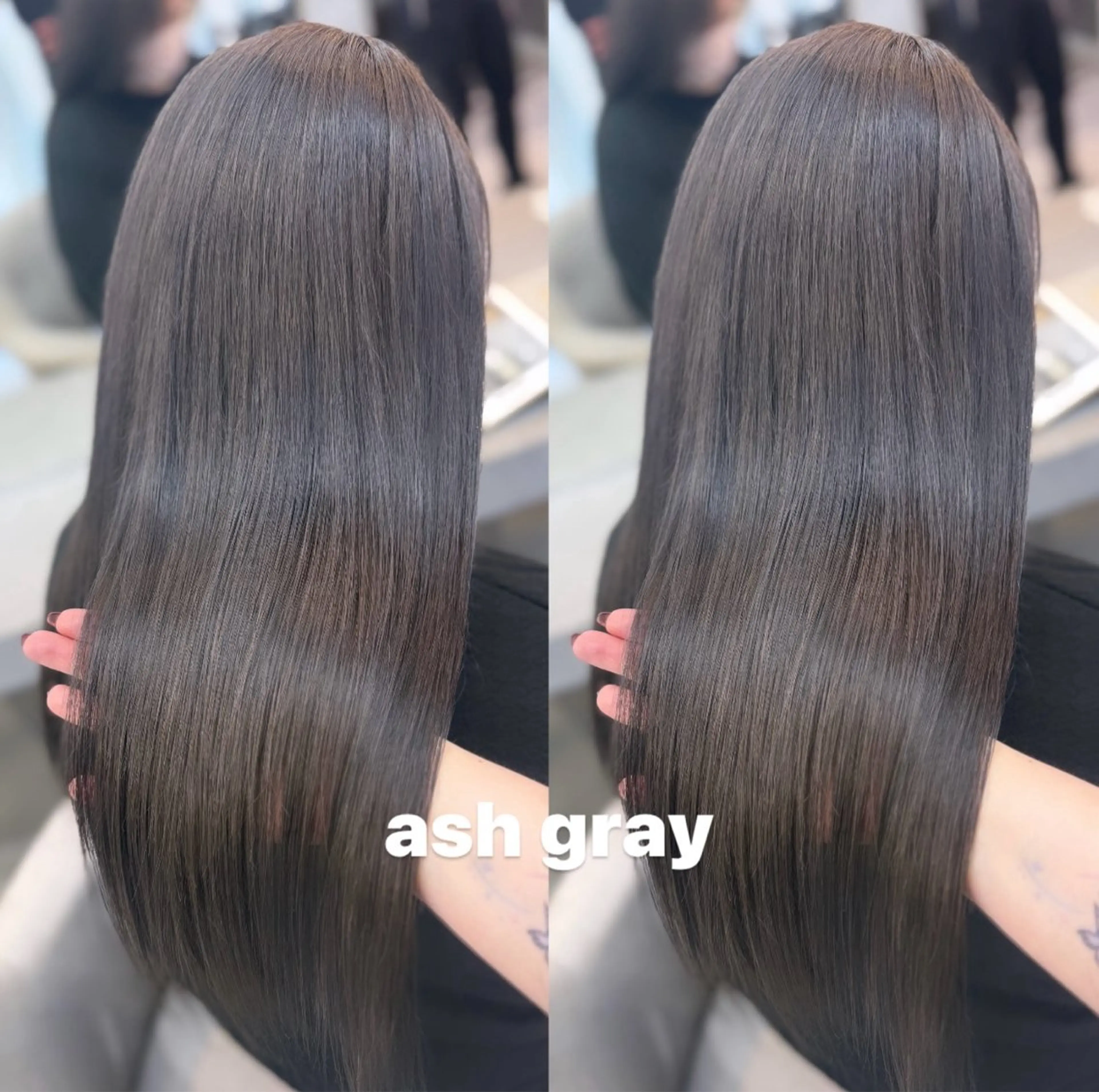 セミロング ヘアカラー 🦋💫ami/ 韓国風カラー🦋💫のヘアスタイル