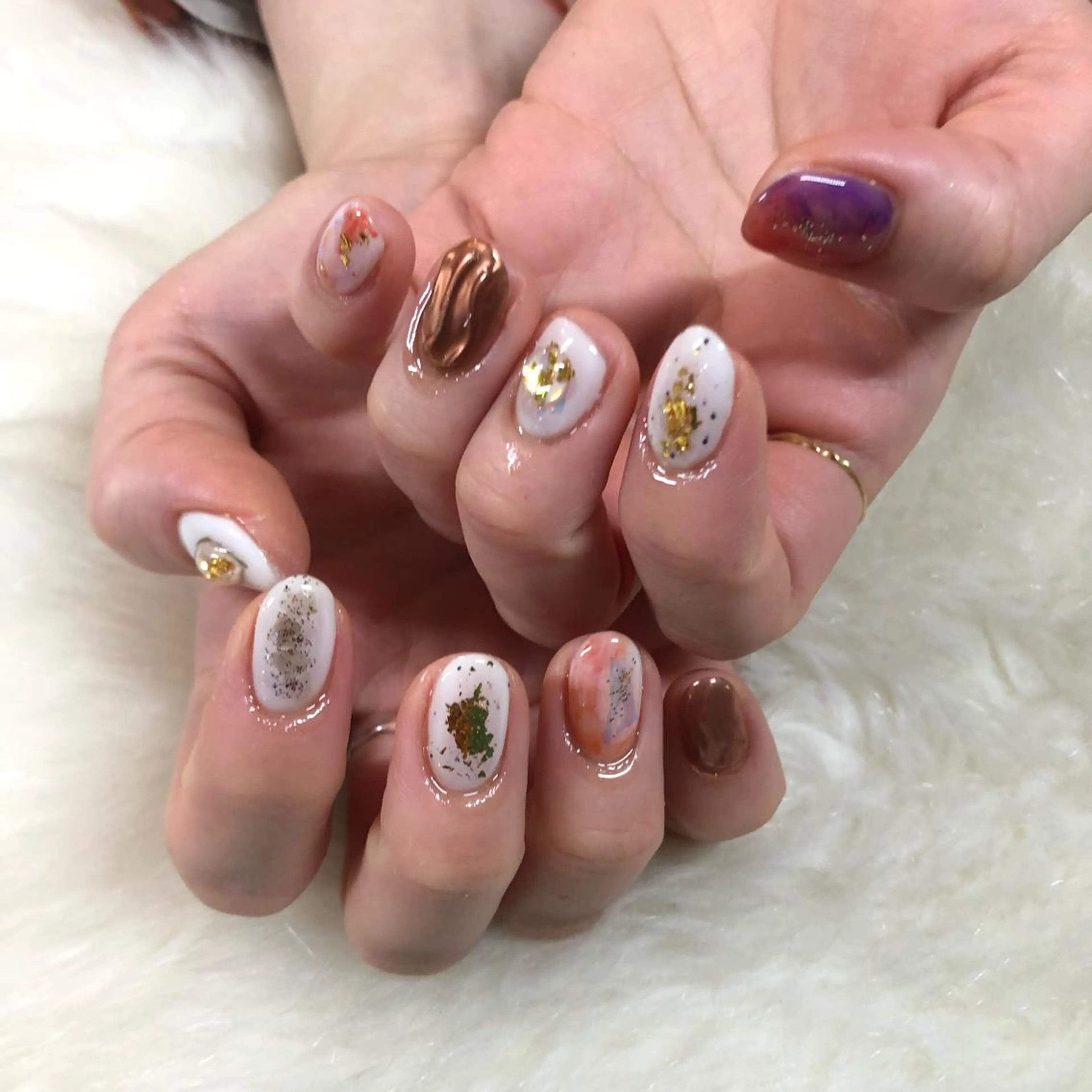 ネイル ハンドネイル フットネイル ハンドケア Nes.Nail所属・Miyagi Asamiのネイルデザイン