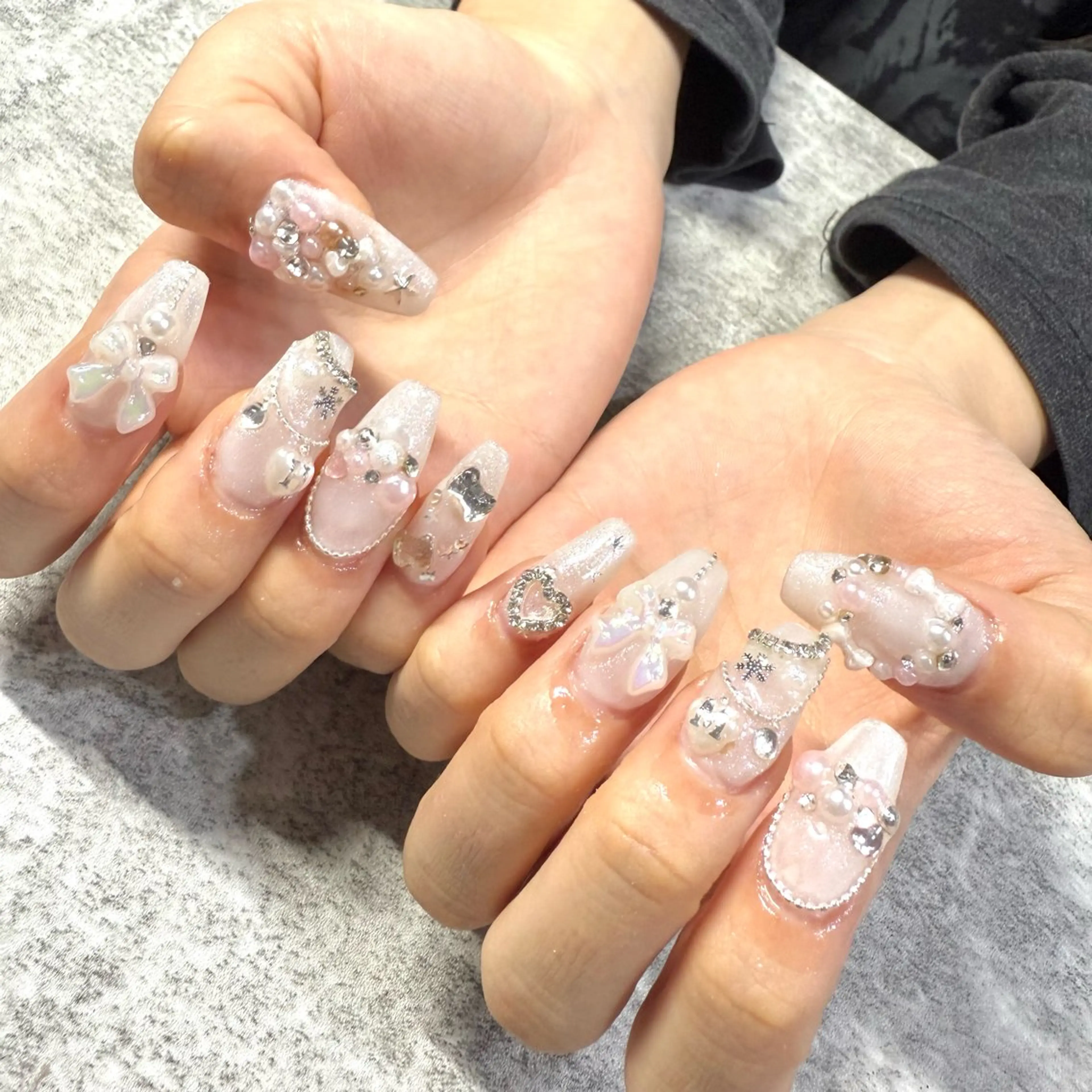 ネイル 冬ネイル クリスマス ハンドネイル ★Rinail... .のネイルデザイン