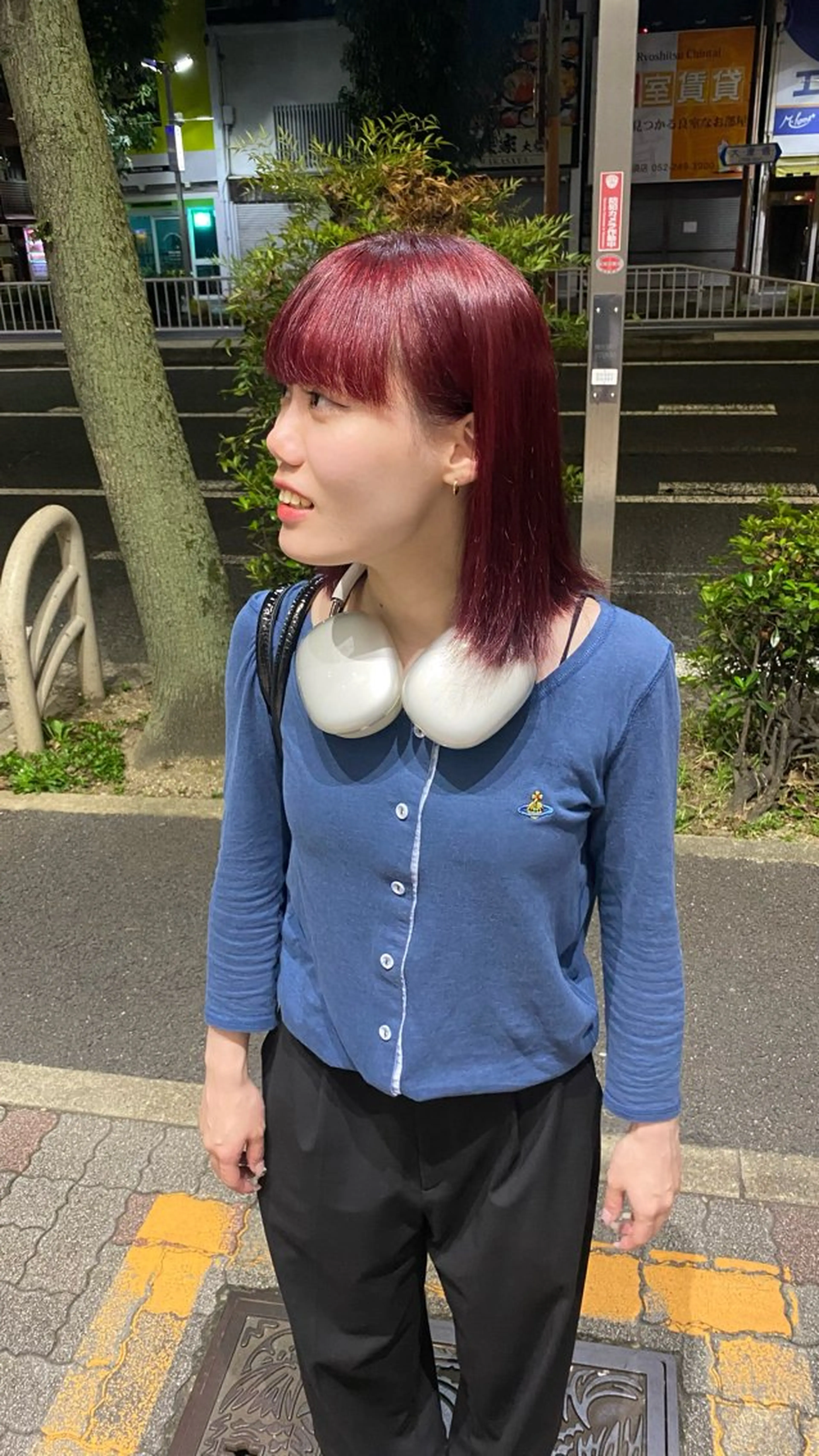 ミディアム カラー ヘアカラー トリートメント 磯谷 朋のヘアスタイル