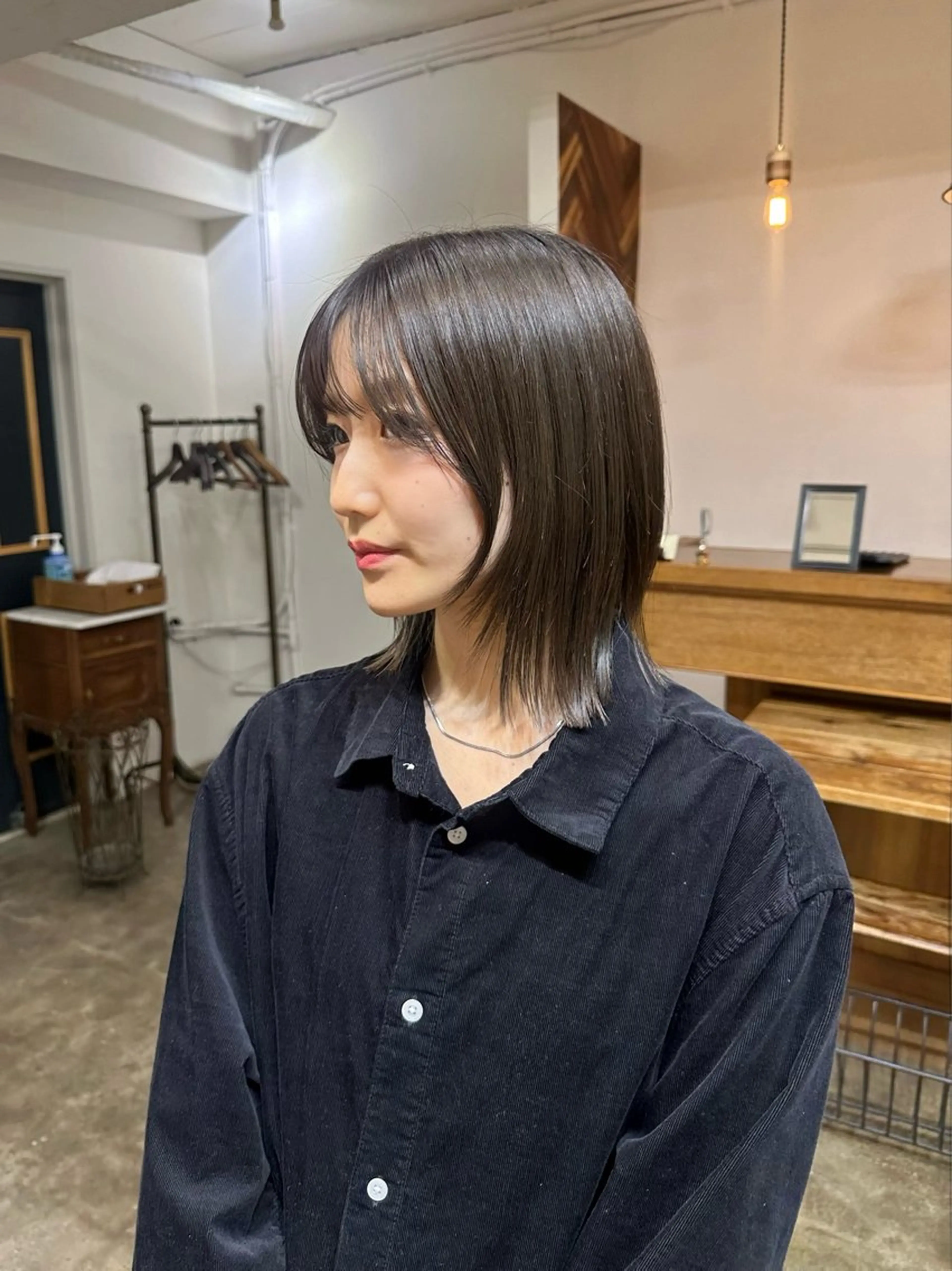 ミディアム NAGISA 🎀カットモデル🎀のヘアスタイル