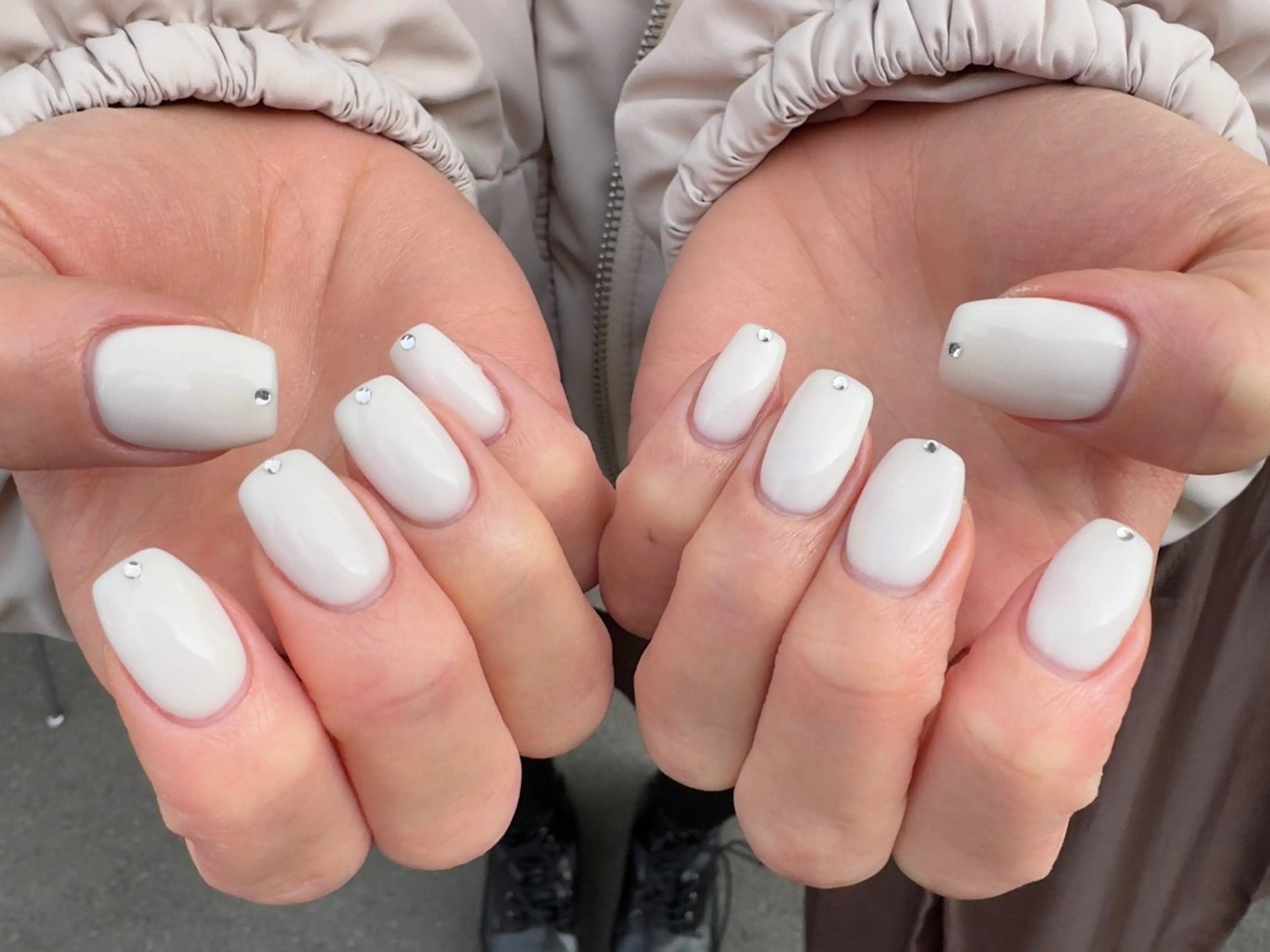 ネイル オフィスネイル ワンカラーネイル シンプルネイル ハンドネイル MH_ Nailのネイルデザイン