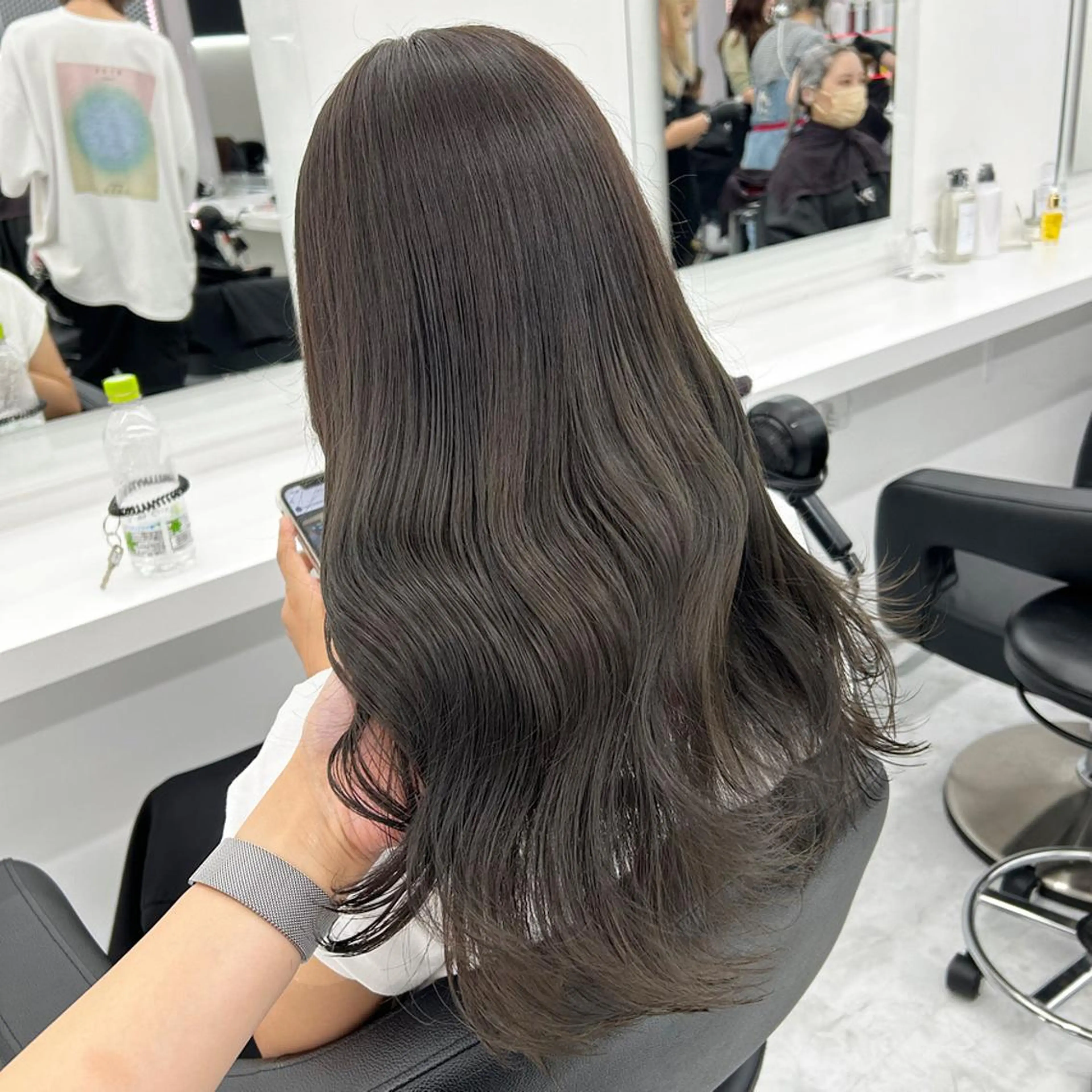 セミロング カラー ヘアアレンジ ヘアカラー トリートメント GOTODAY shair salon 横浜mare店所属・透明感抜群カラー mai🍑♡のヘアスタイル