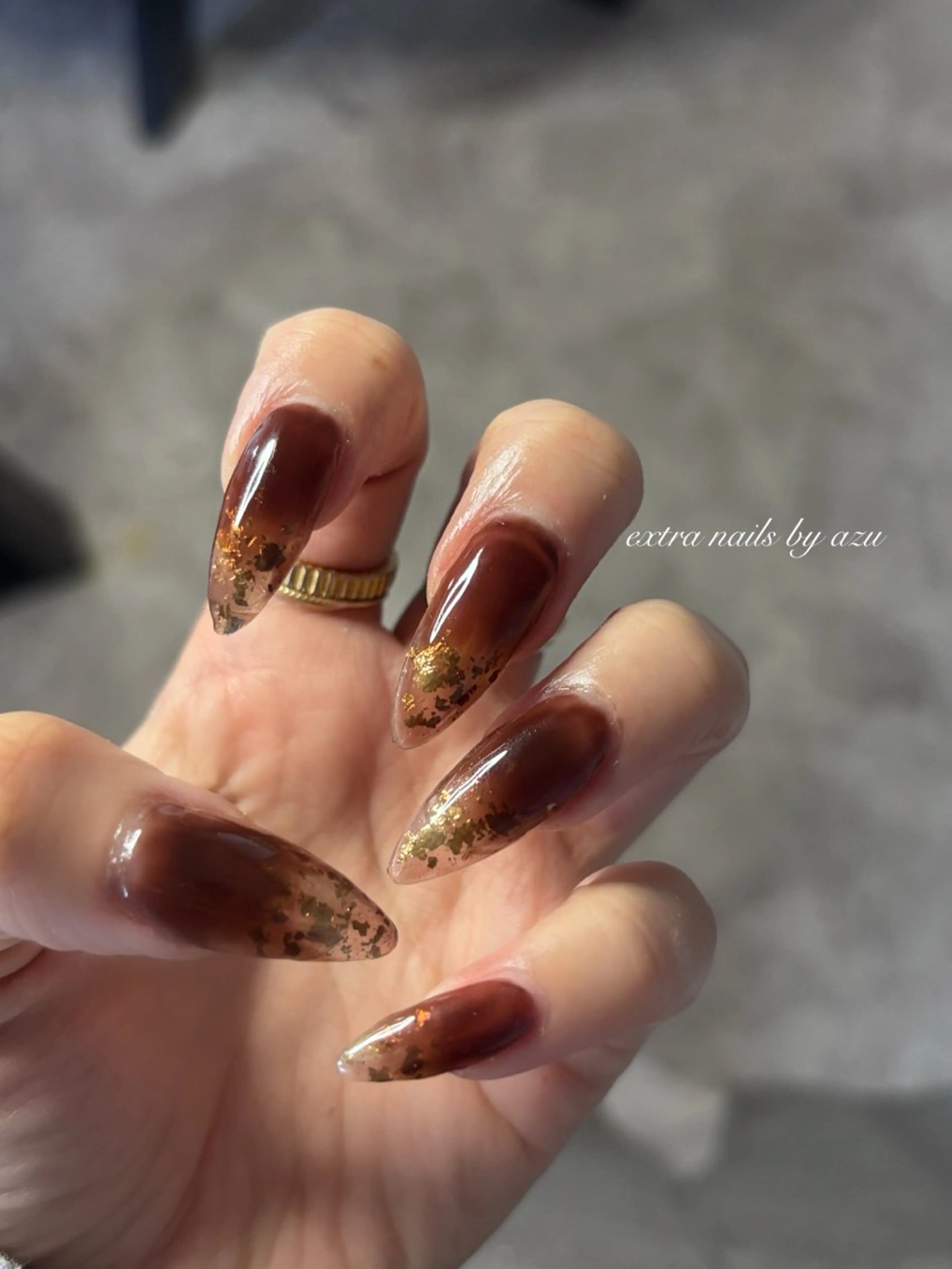 ネイル グラデーション ハンドネイル extranails /lemellaのネイルデザイン