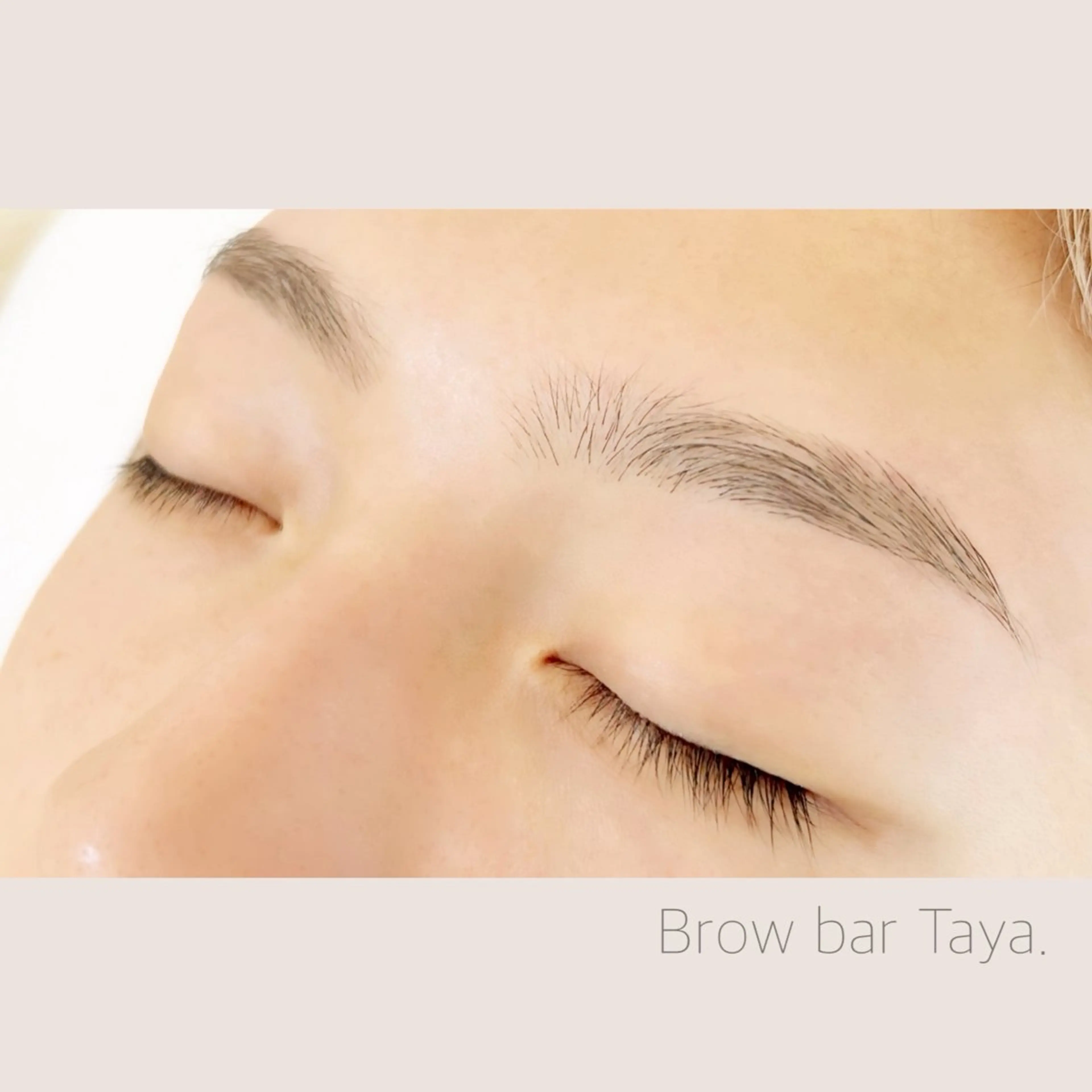アイブロウ ワックス脱毛 眉カット Taya． Tabanaの眉毛・アイブロウイメージ