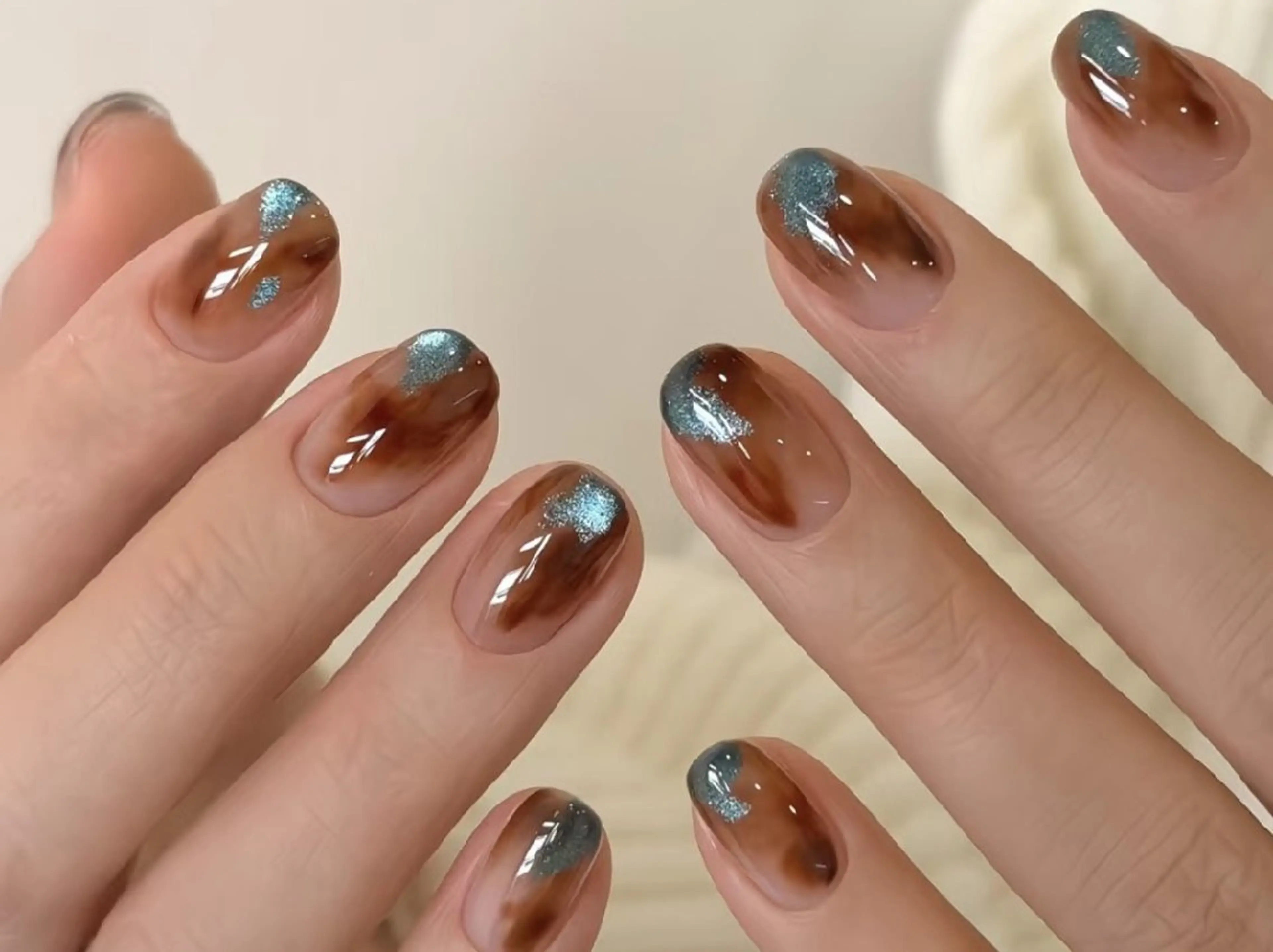 ネイル クリアネイル フラッシュネイル フットネイル フレンチネイル ジェルネイル ハンドネイル UM Nail Salonのネイルデザイン