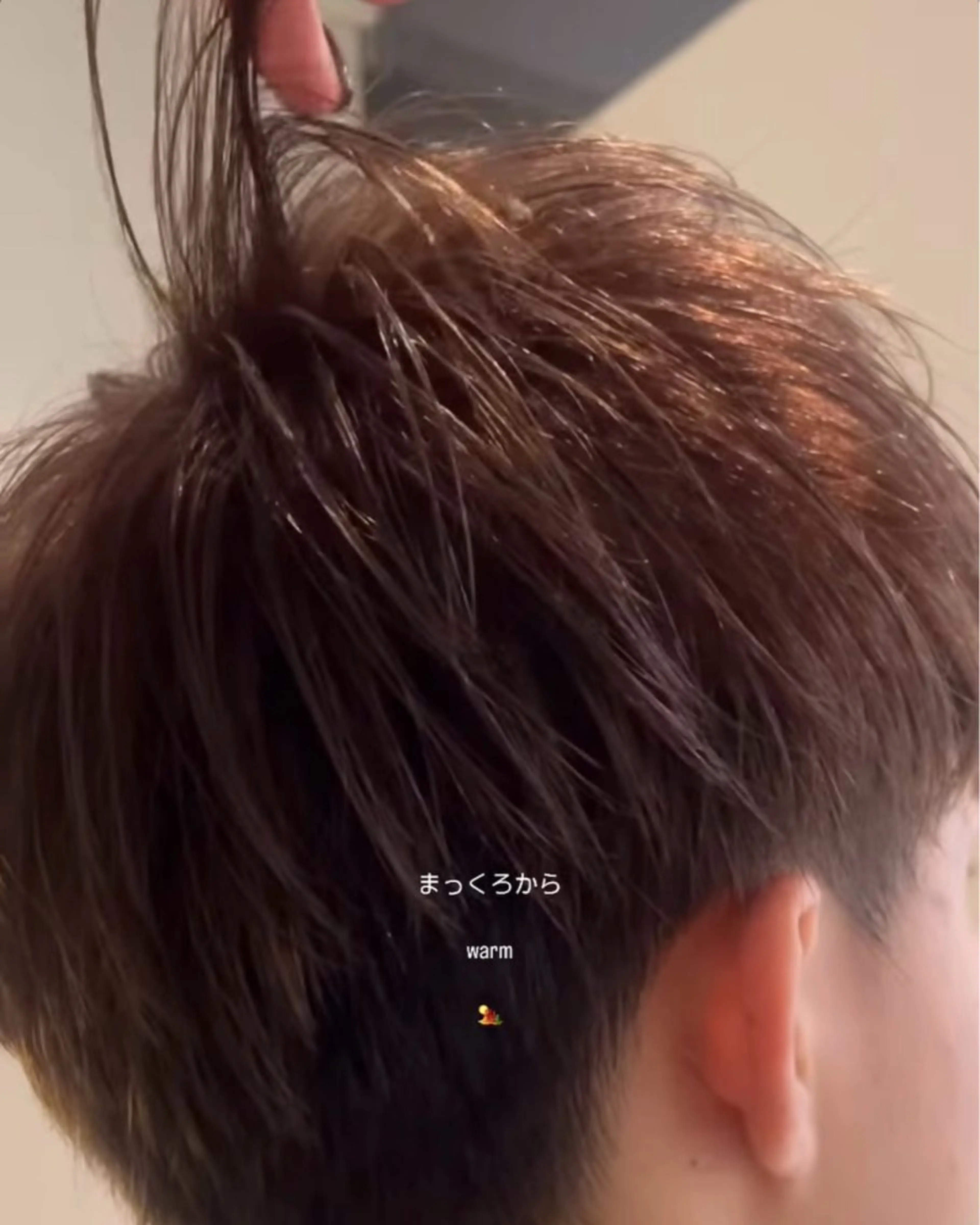 カラー folk所属・♥︎ cahoのヘアスタイル