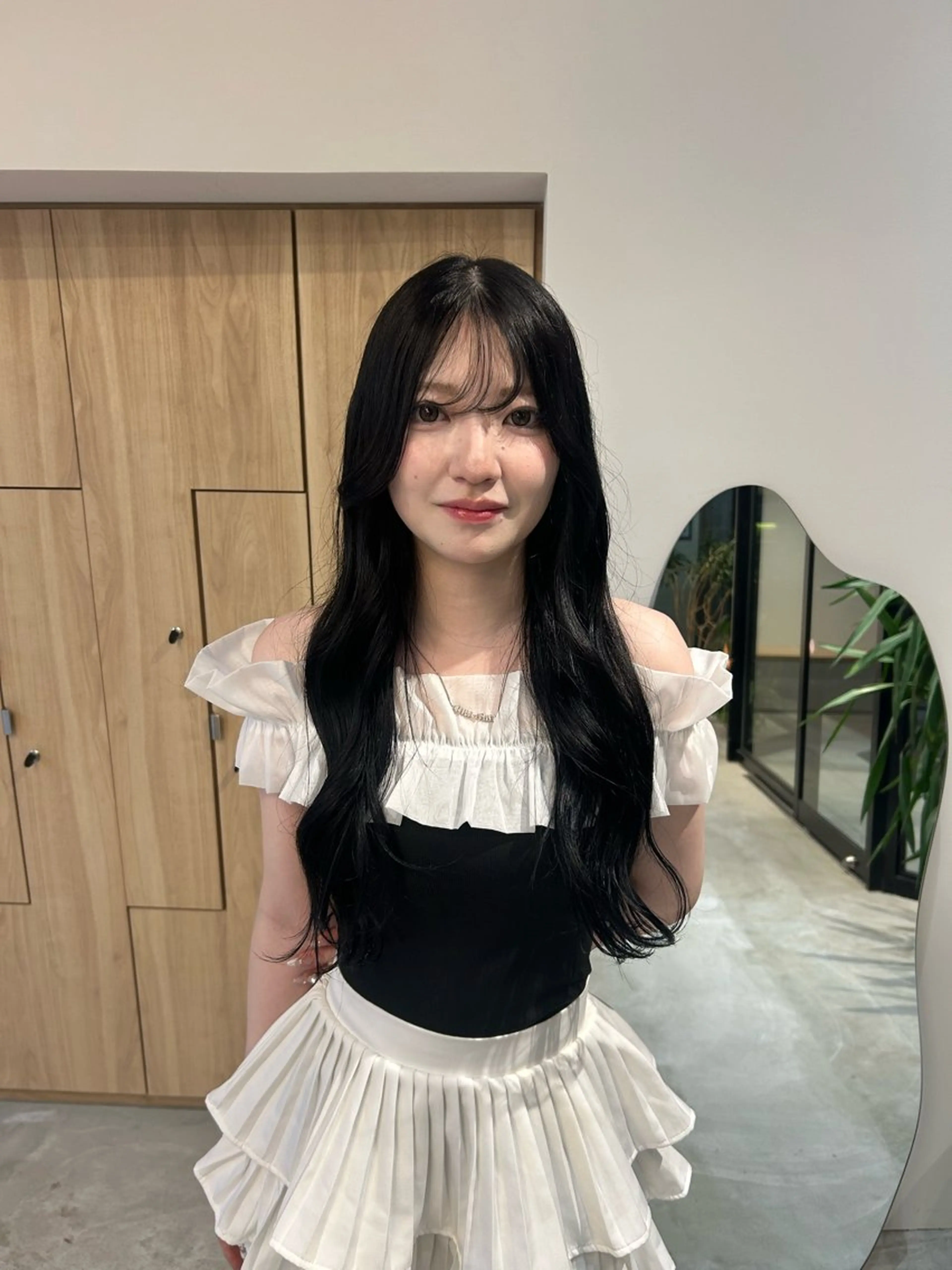 ロング 韓国風ヘア BROOK.所属・BROOK.yuur HIYORI🌼🫧のヘアスタイル