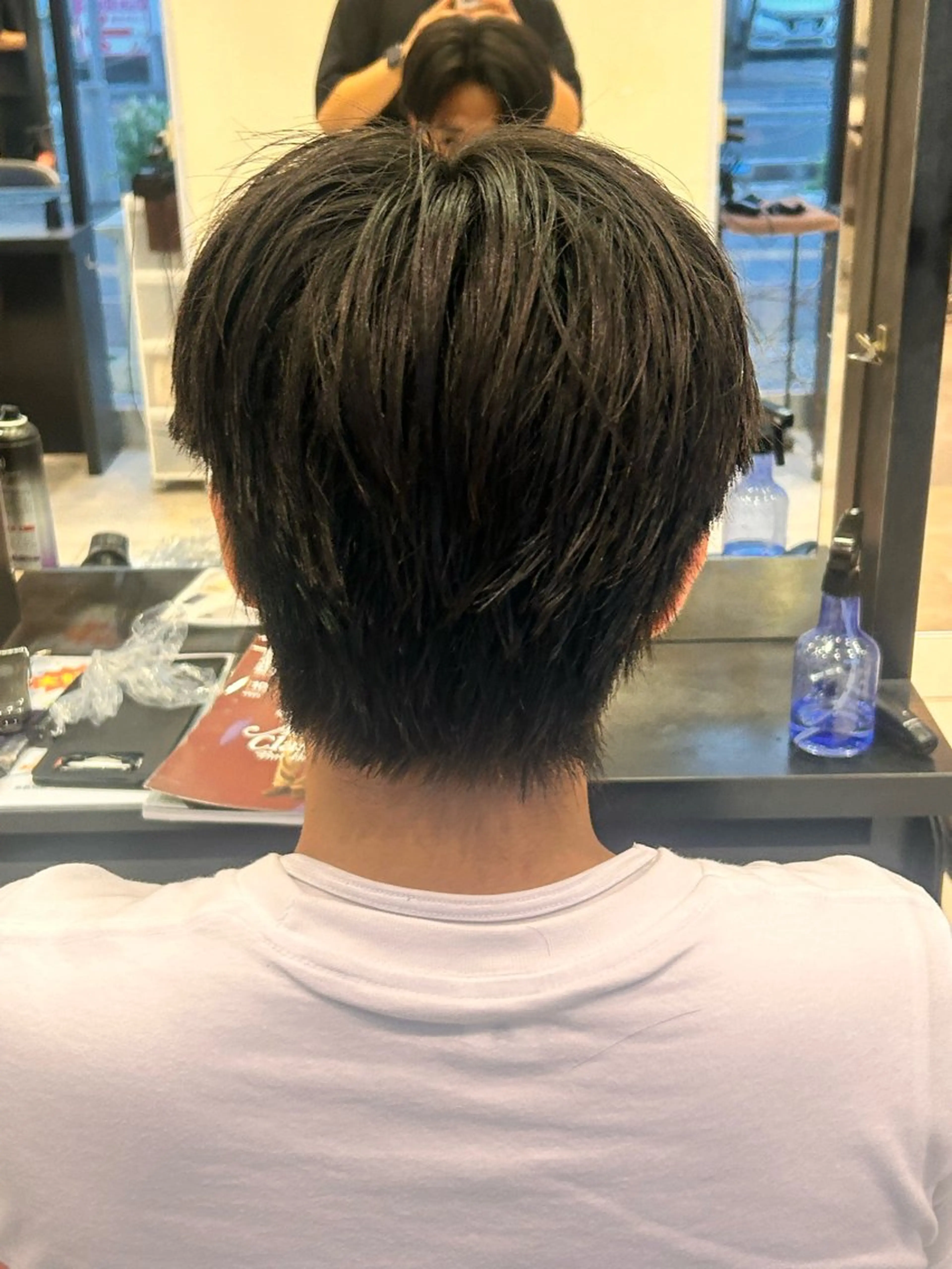 ショート メンズ ヘアセット EARTH大宮宮原店所属・🔥メンズ特化🔥 rikuのヘアスタイル