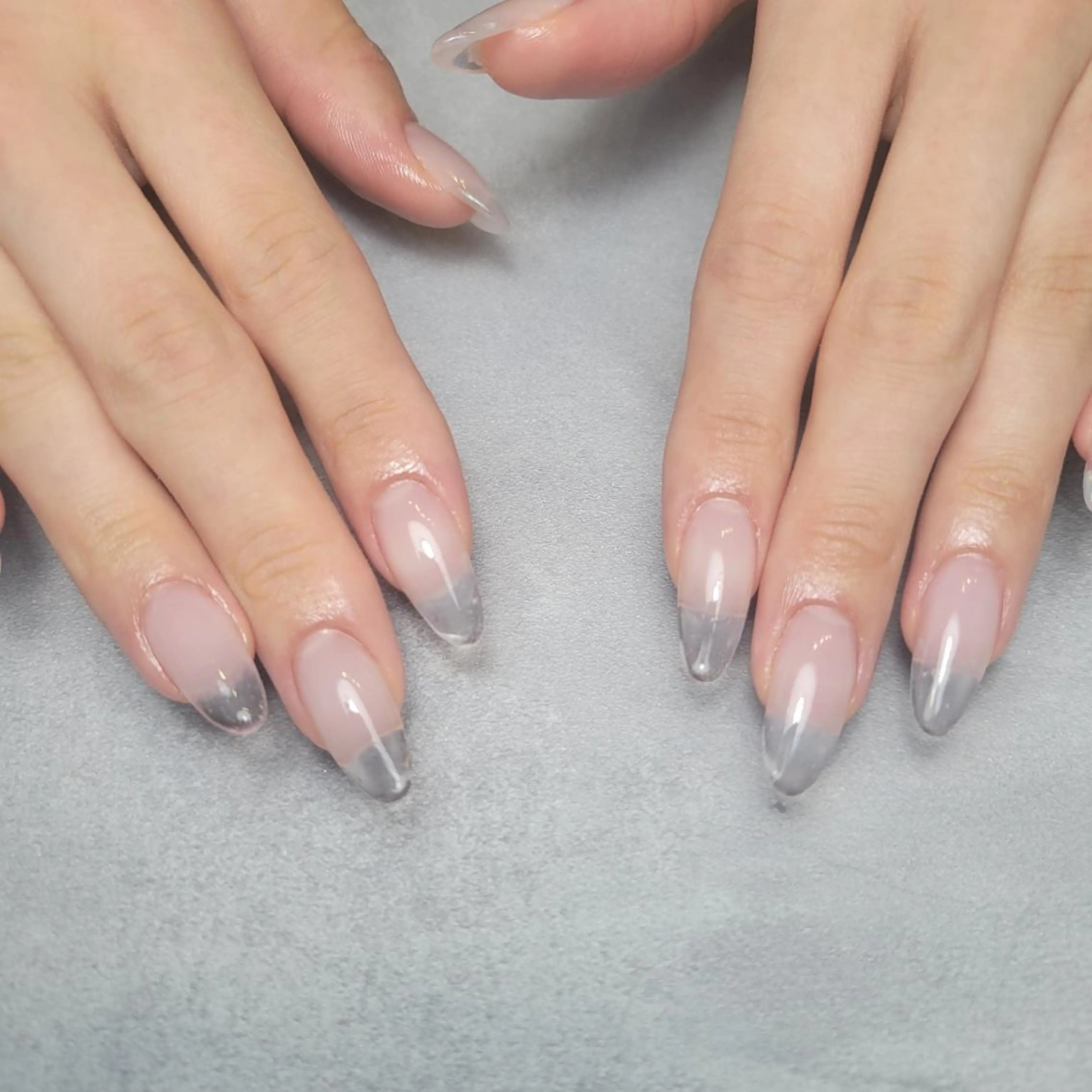 ネイル クリアネイル MU5-nail 金山ネイルサロンのネイルデザイン