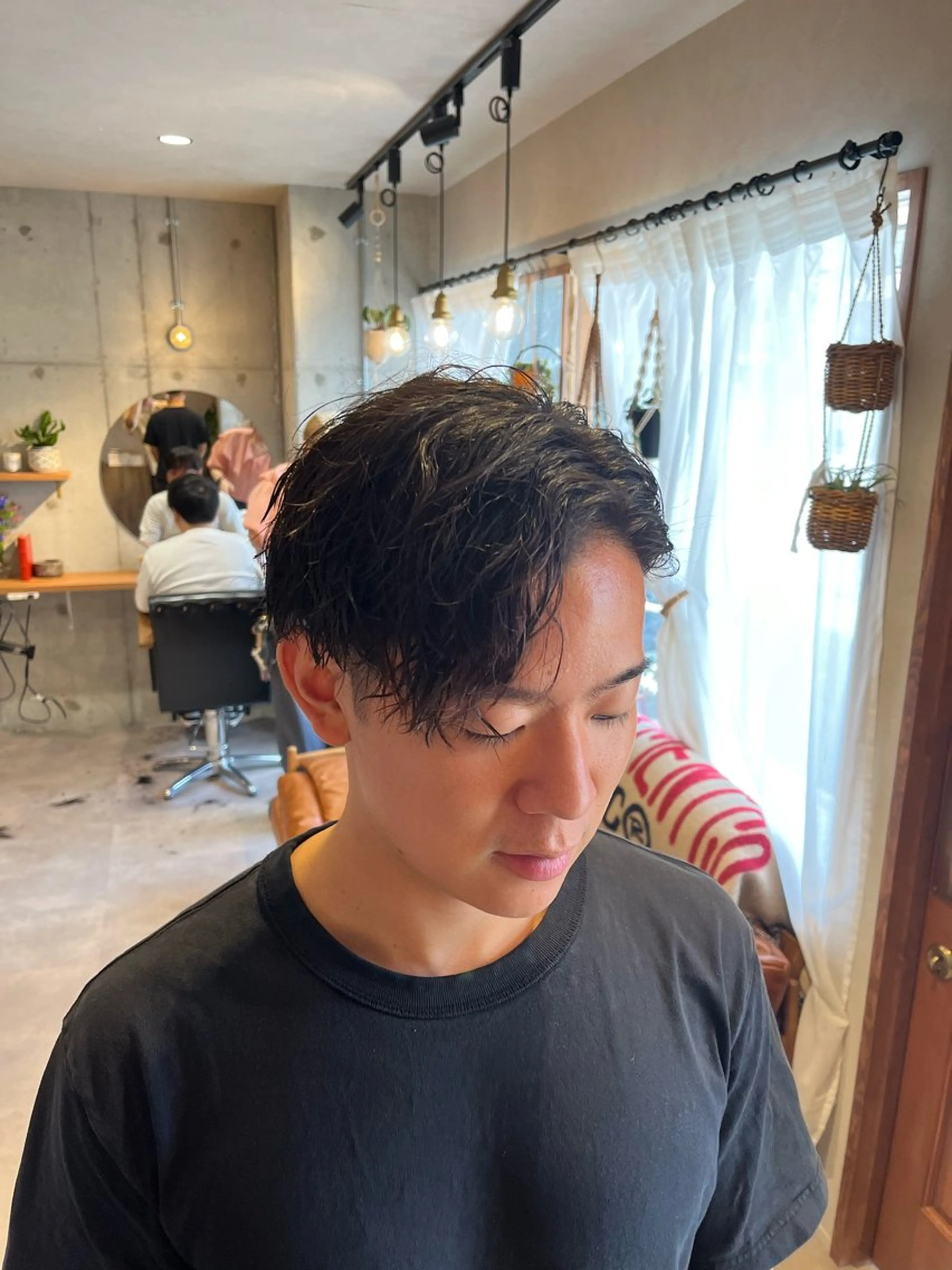 ショート パーマ メンズ カット パーマ Lamp所属・🌀メンズパーマ🌀 🐏丸山祐宇🐏のヘアスタイル