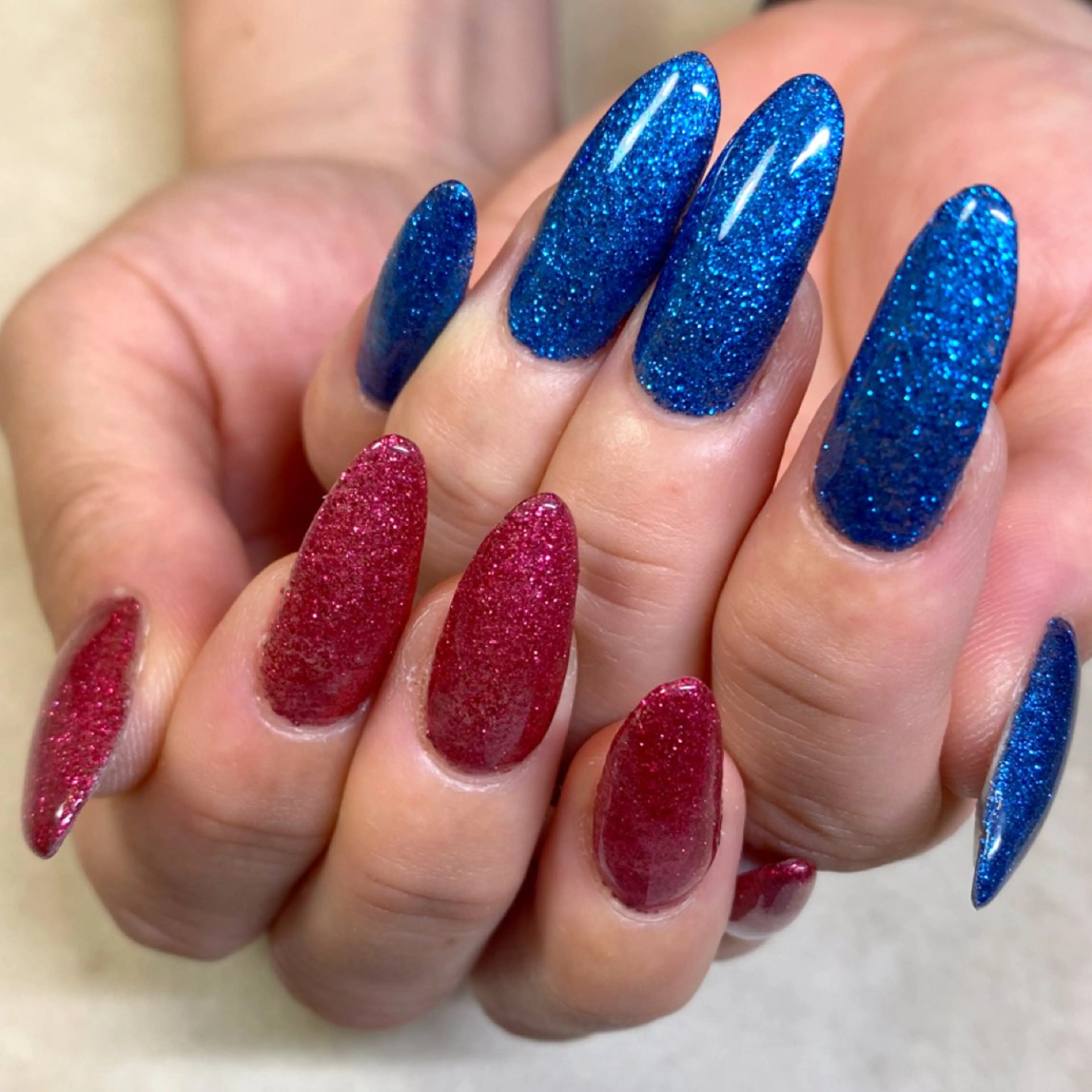ネイル ラメ(グリッター) ワンカラーネイル ハンドネイル Nail  R 🌸Noriのネイルデザイン