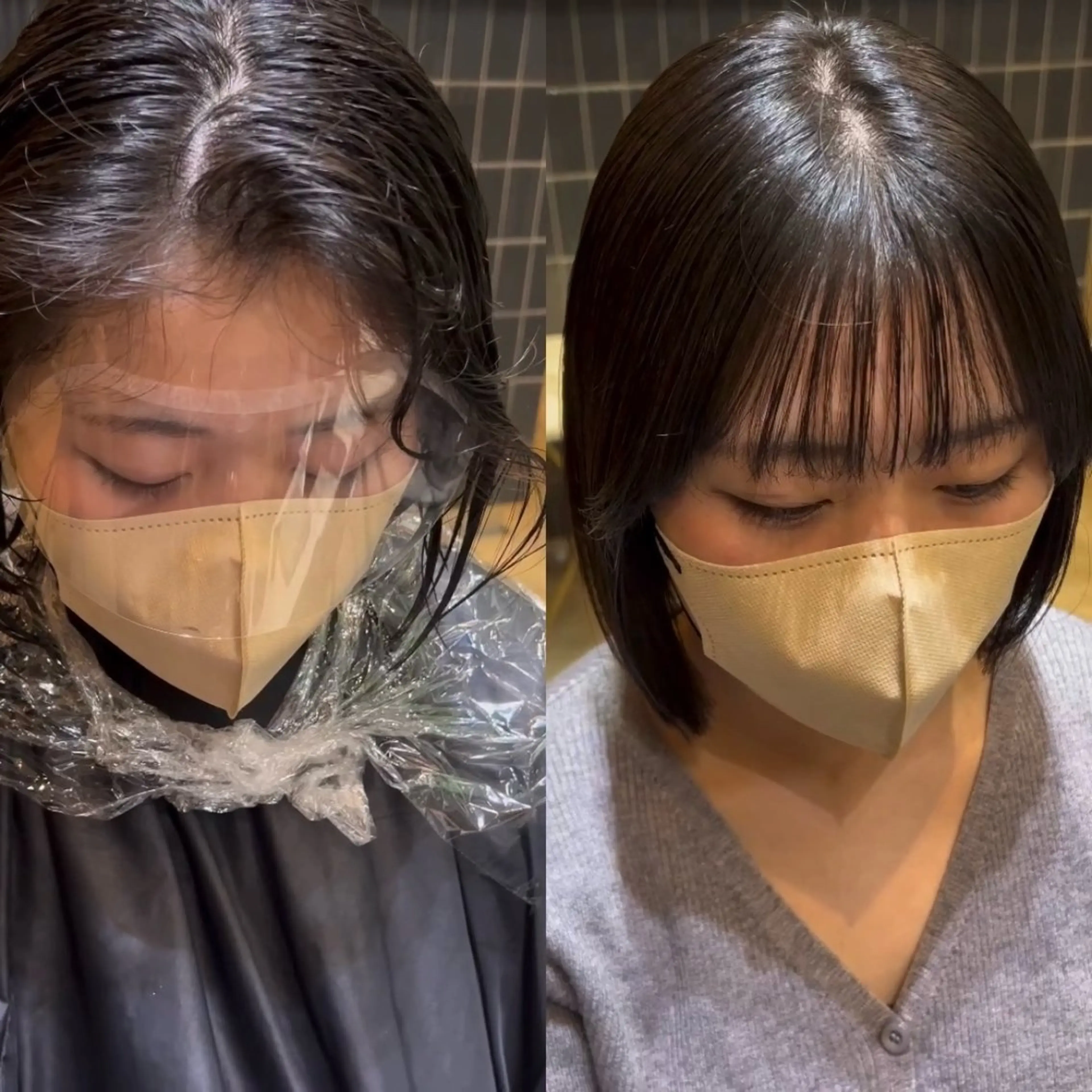 ショート 田中 励也 縮毛矯正のヘアスタイル