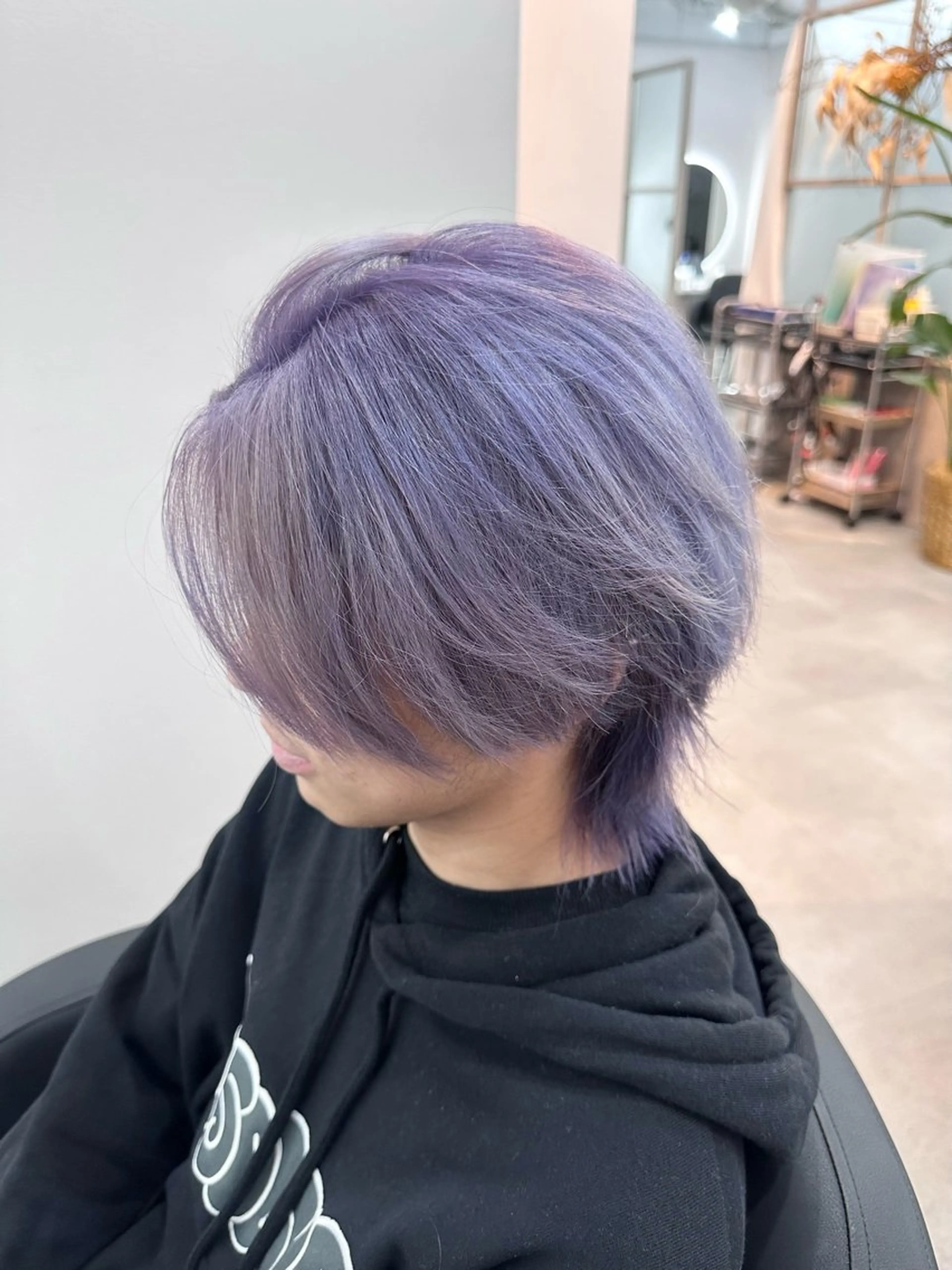 カラー メンズ ダブルカラー ラベンダーカラー カット ヘアカラー ALLENhair 森野太一のヘアスタイル
