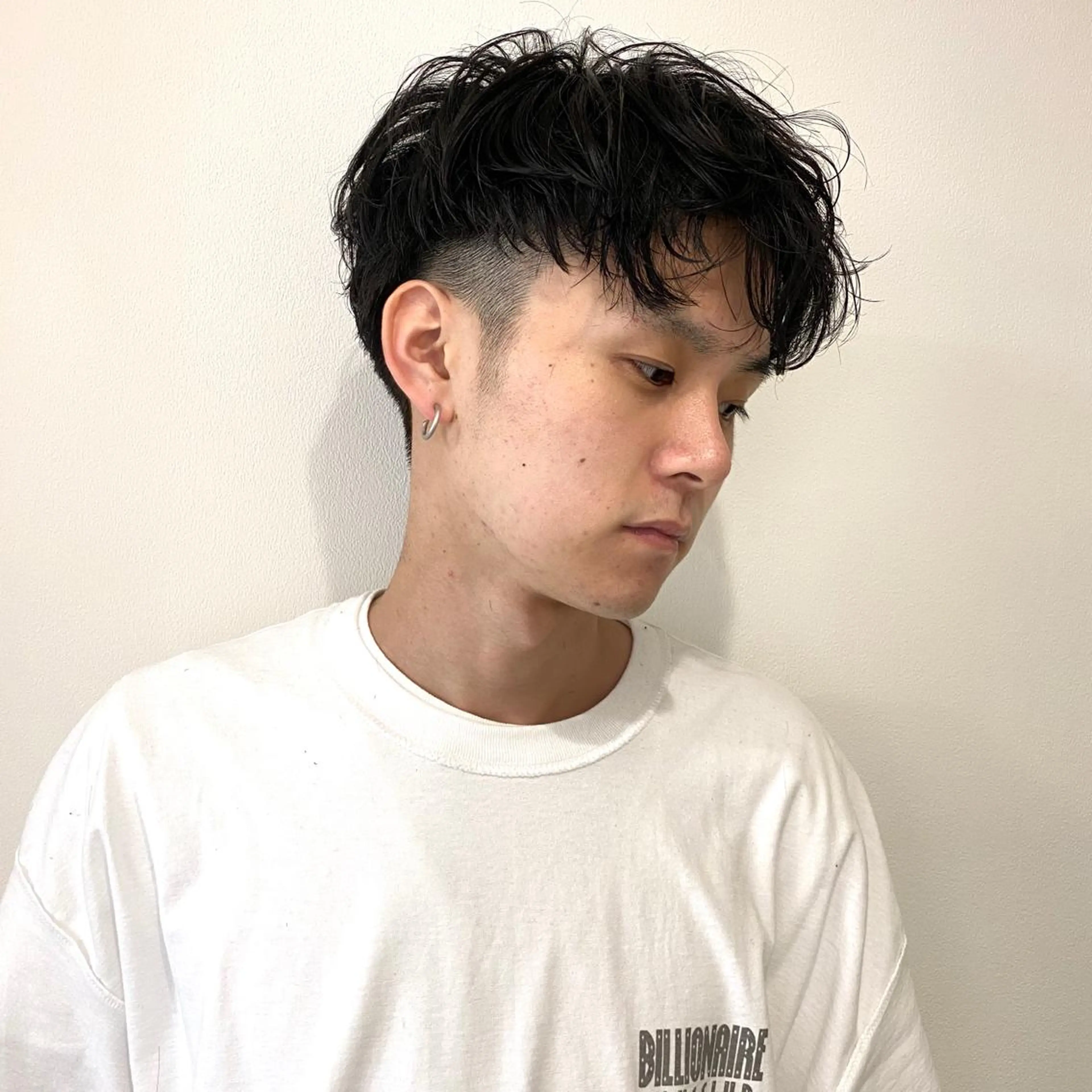 ショート パーマ メンズ カット パーマ 永野 正芳のヘアスタイル