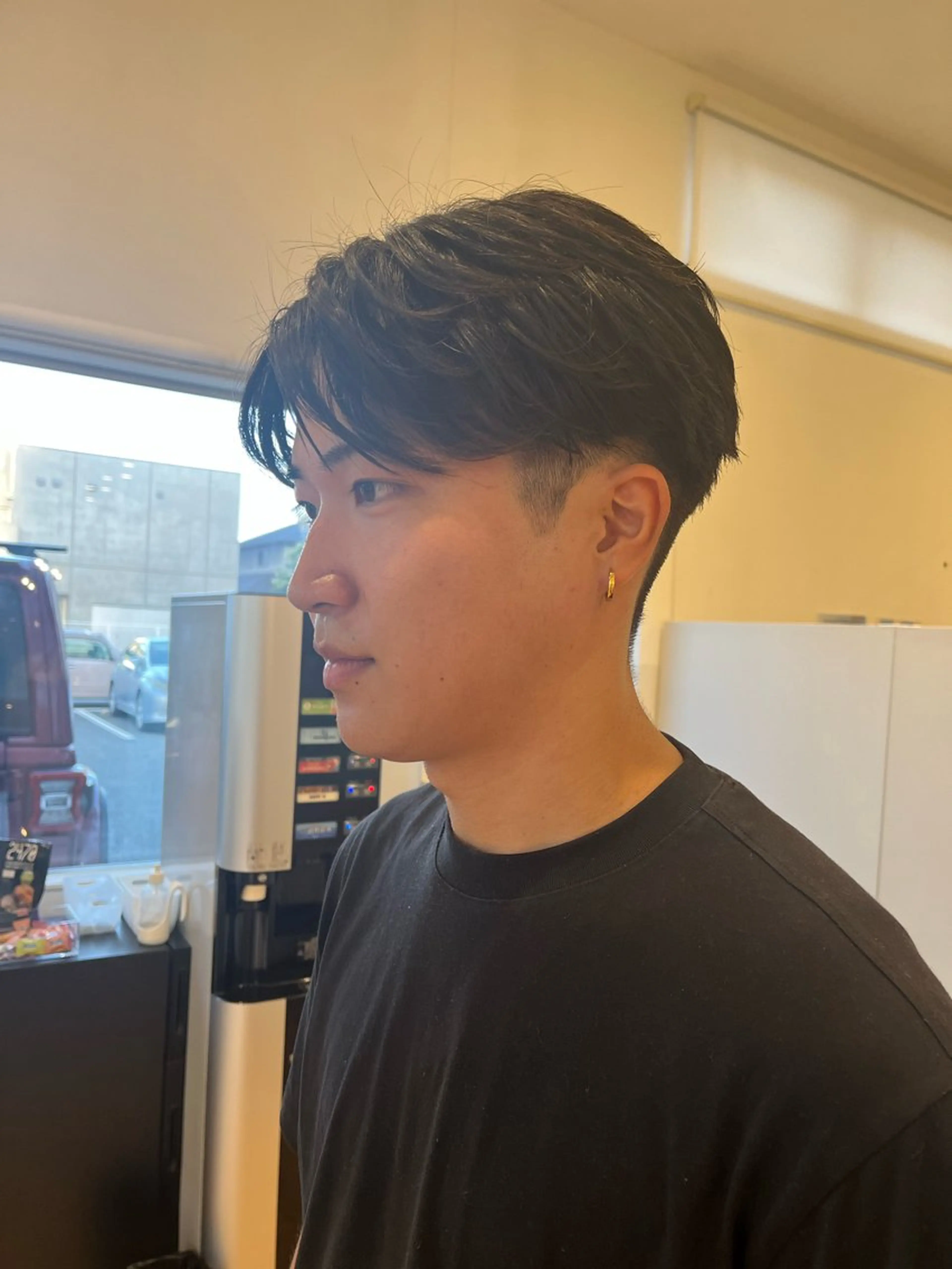 メンズ センターパート 宇都宮 そらのヘアスタイル