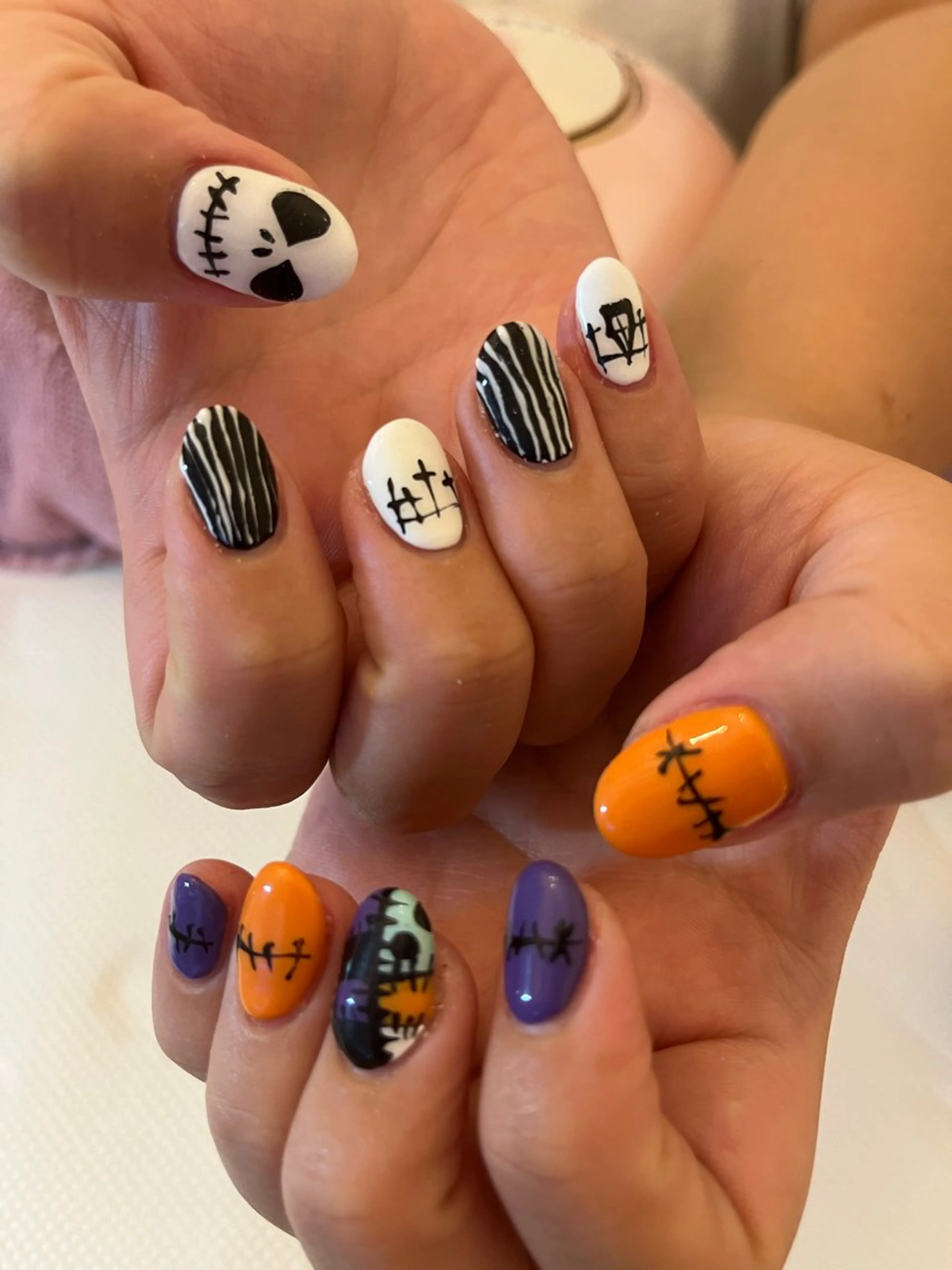 ネイル ハロウィン ネイルサロン ショコラのネイルデザイン