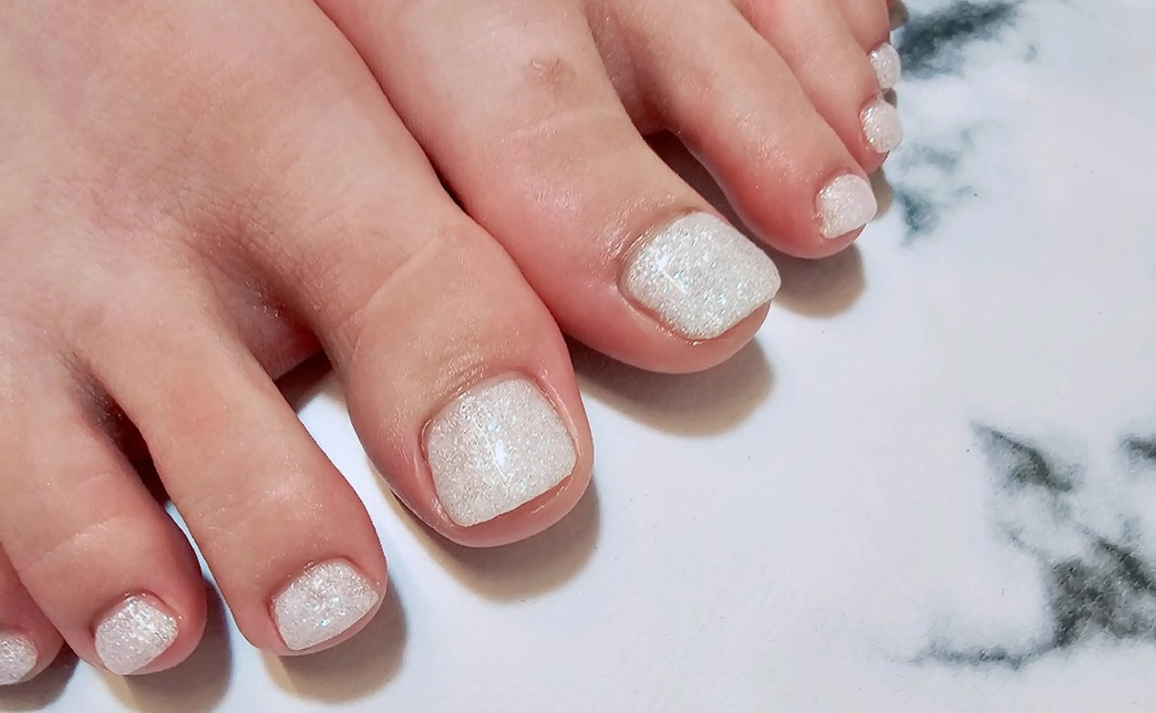 ネイル ラメ(グリッター) ワンカラーネイル pinkdrop  sanaeのネイルデザイン