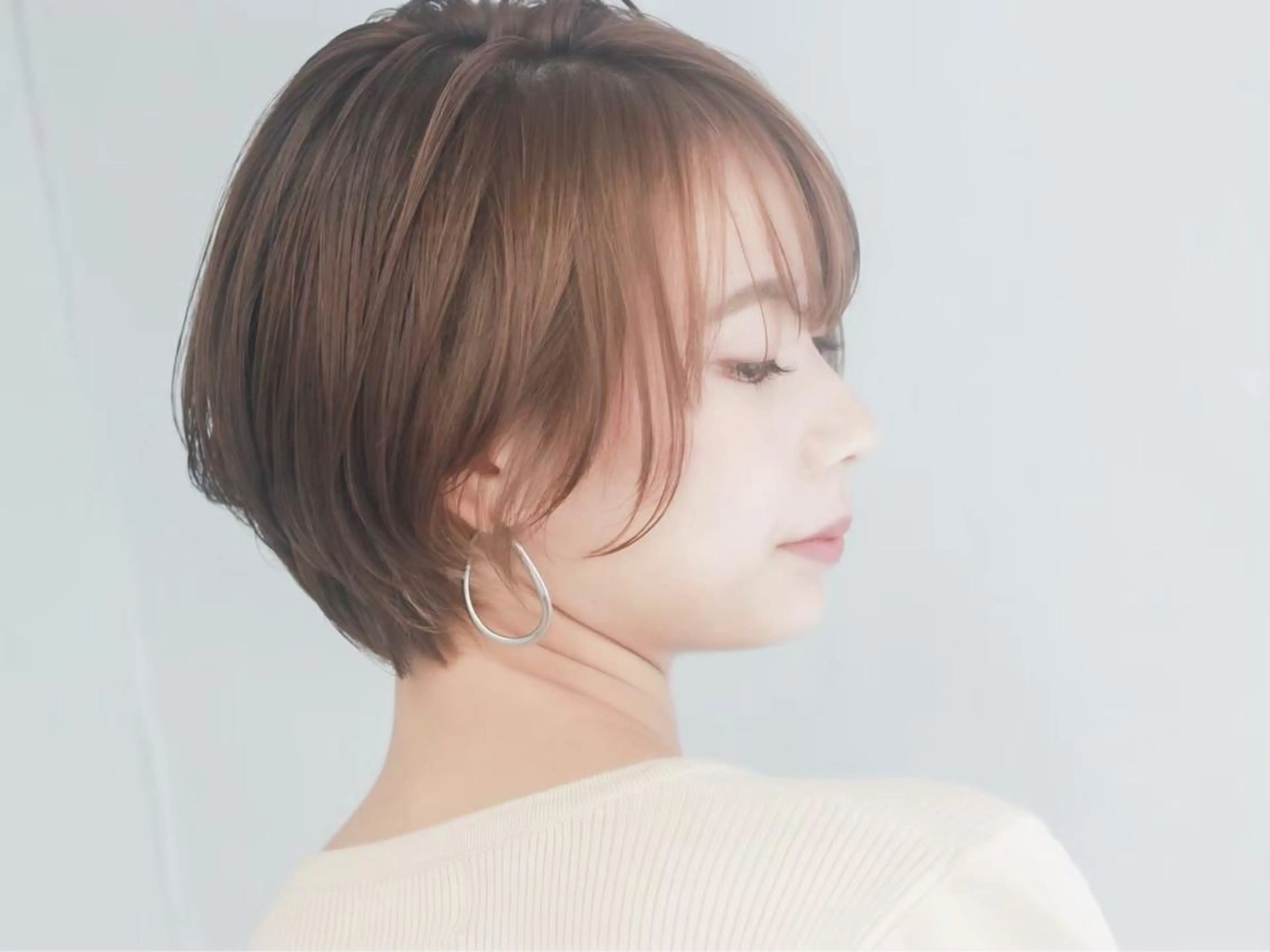 ショート カット 🌈ショートボブ⚪︎ 暖色🌈村山武史のヘアスタイル