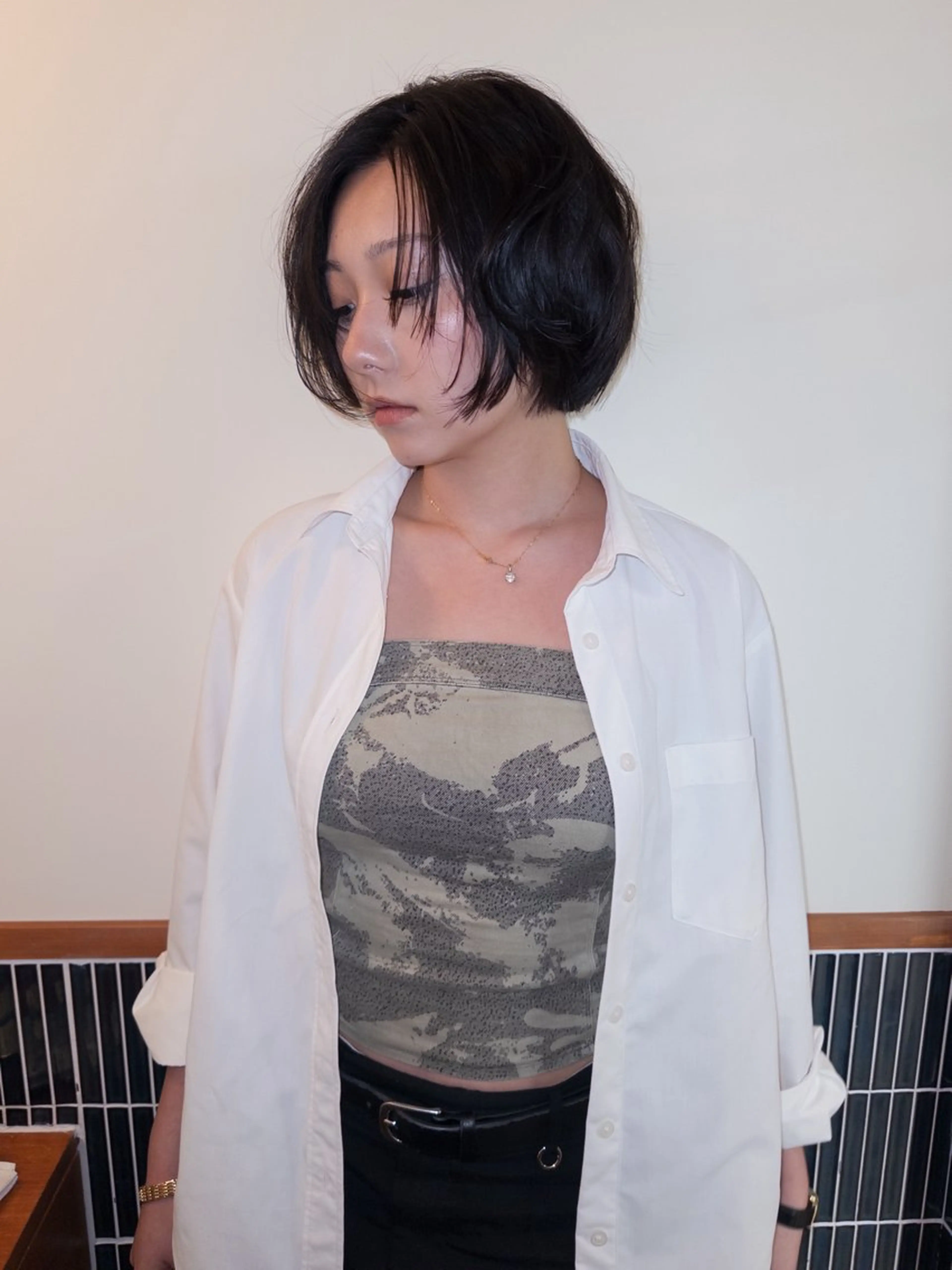 ショート カット トリートメント 菊地 柚乃のヘアスタイル