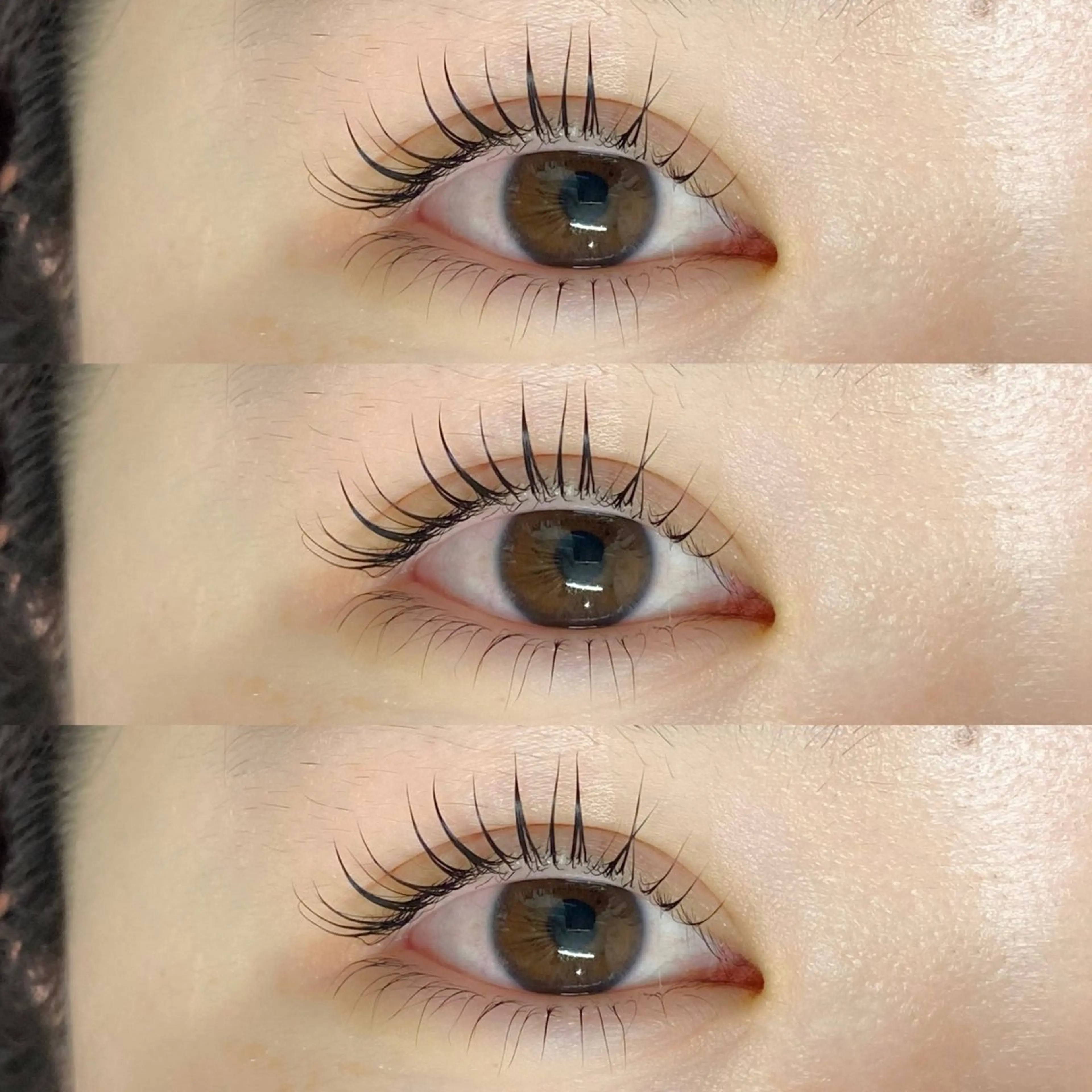 マツエク・マツパ 束感まつ毛 ナチュラル 下まつげエクステ 一重×まつ毛パーマ マツパ meg .のマツエク・マツパデザイン