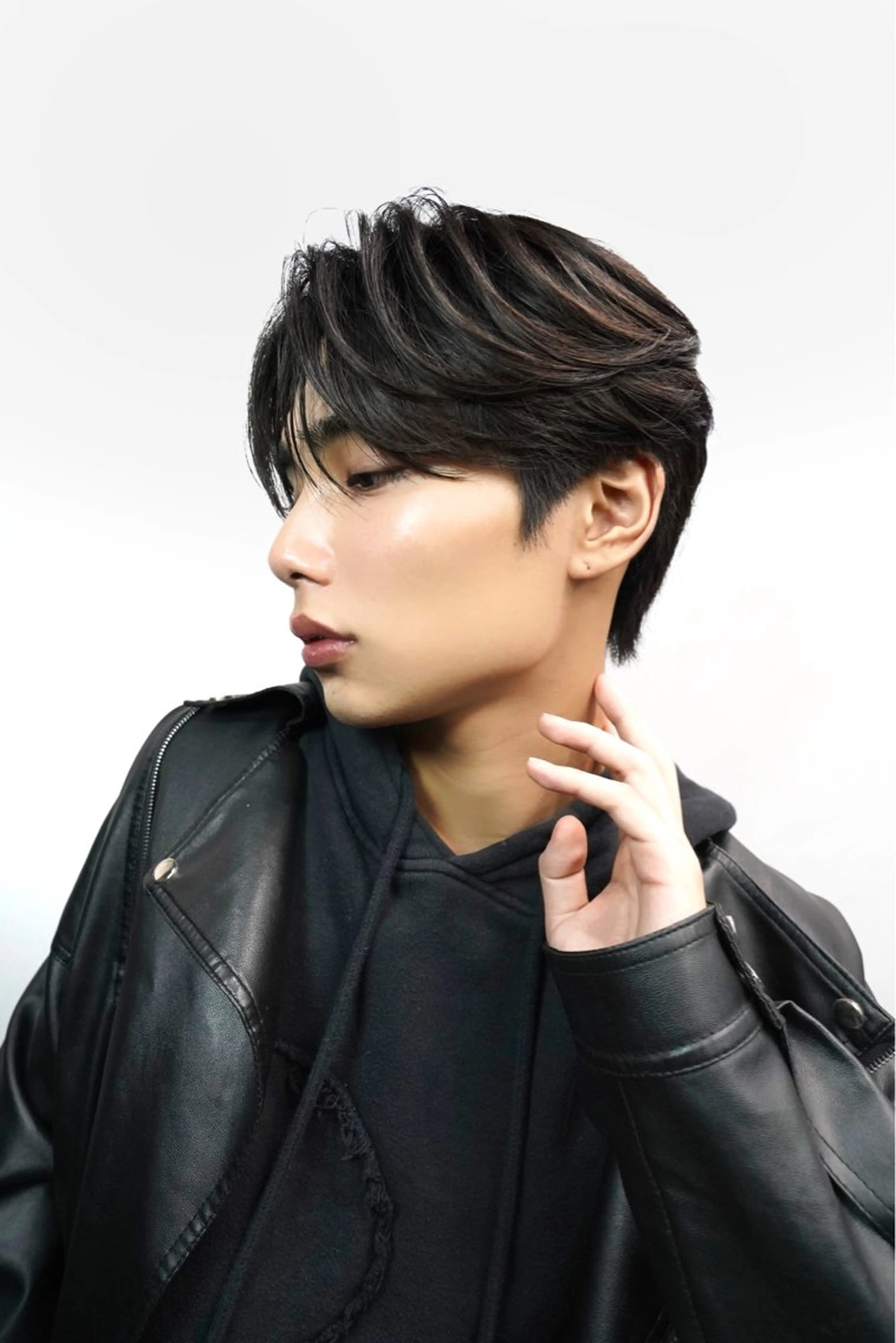 ショート メンズ ダウンパーマ メンズ韓国風 メンズパーマ 韓国風ヘア カット パーマ ダウンパーマ韓国ヘア 片岡駿のヘアスタイル