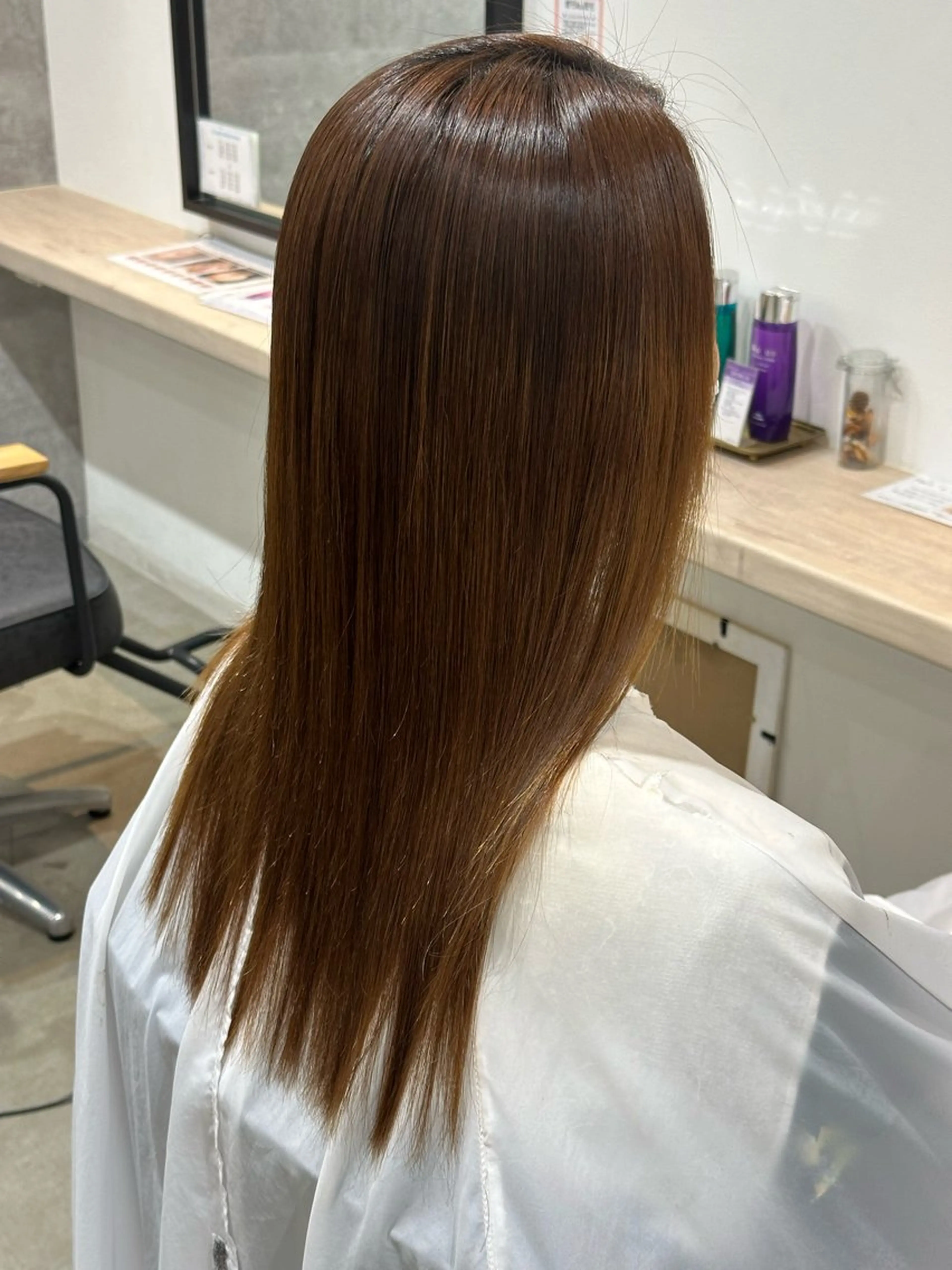 ロング パーマ 縮毛矯正 佐古 遼太のヘアスタイル