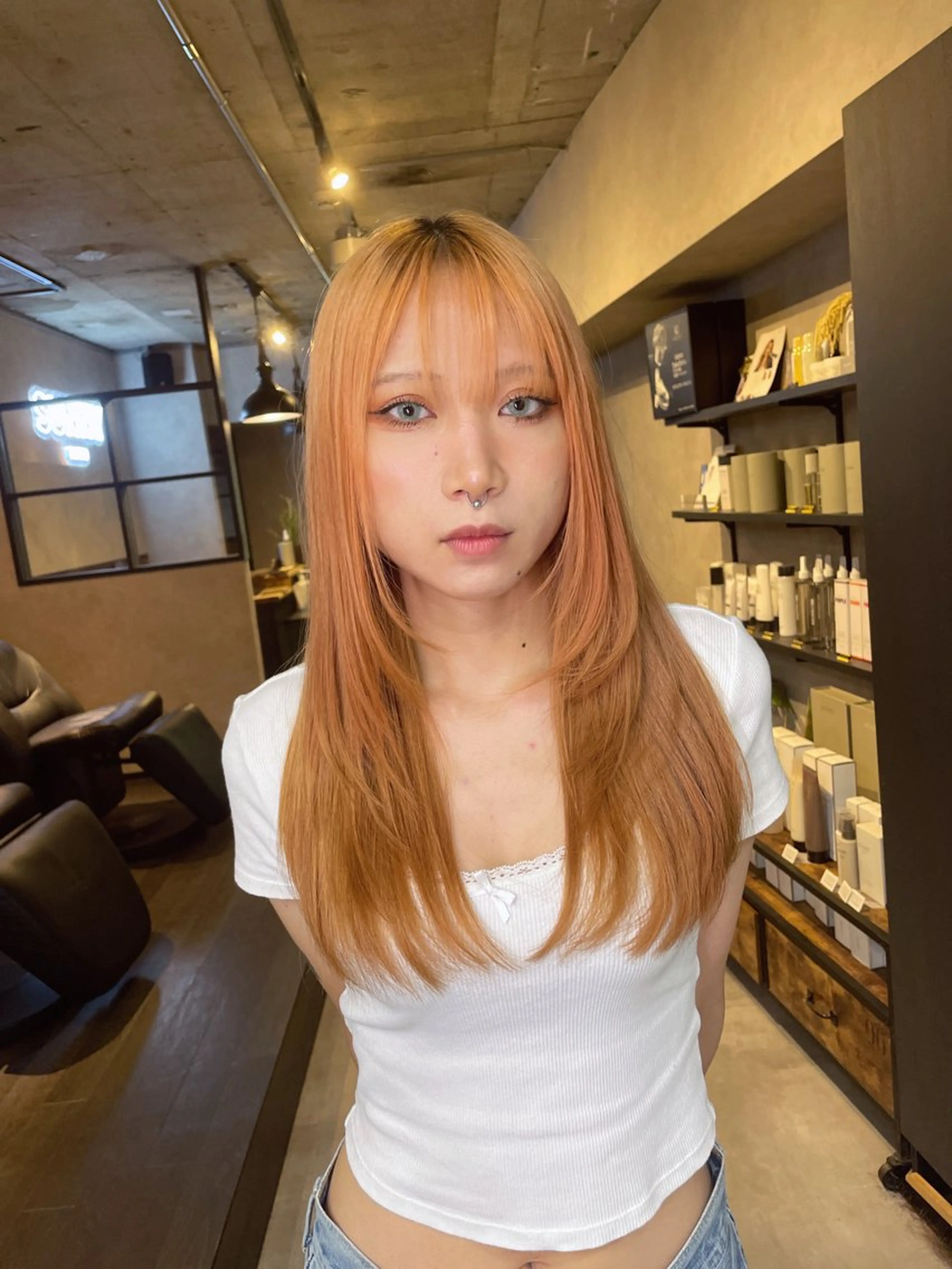 ロング カラー SUNNY ななのヘアスタイル