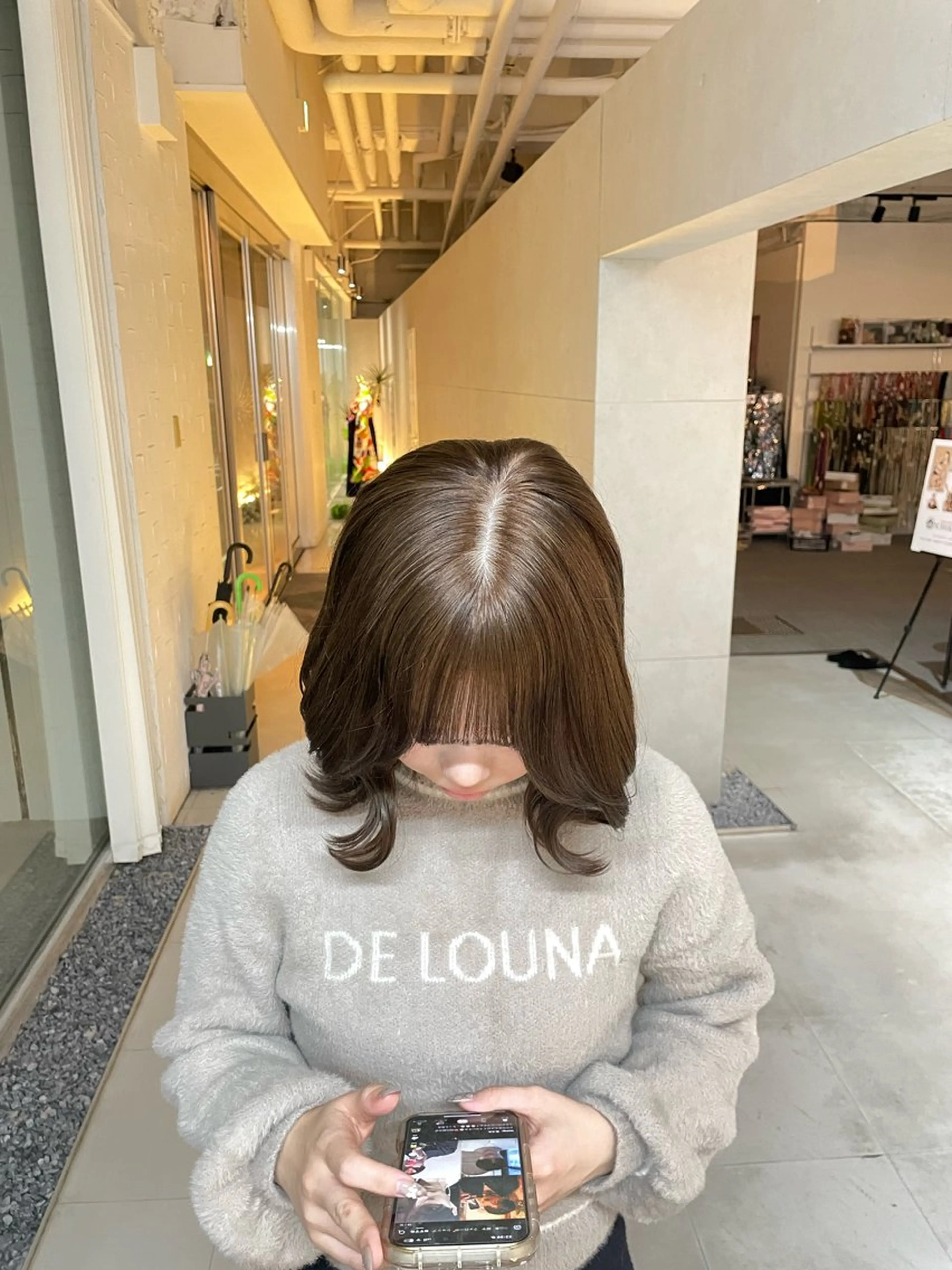 ショート カラー カット ヘアカラー Gran addict所属・狗巻彩羽 (イヌマキイロハ)のヘアスタイル