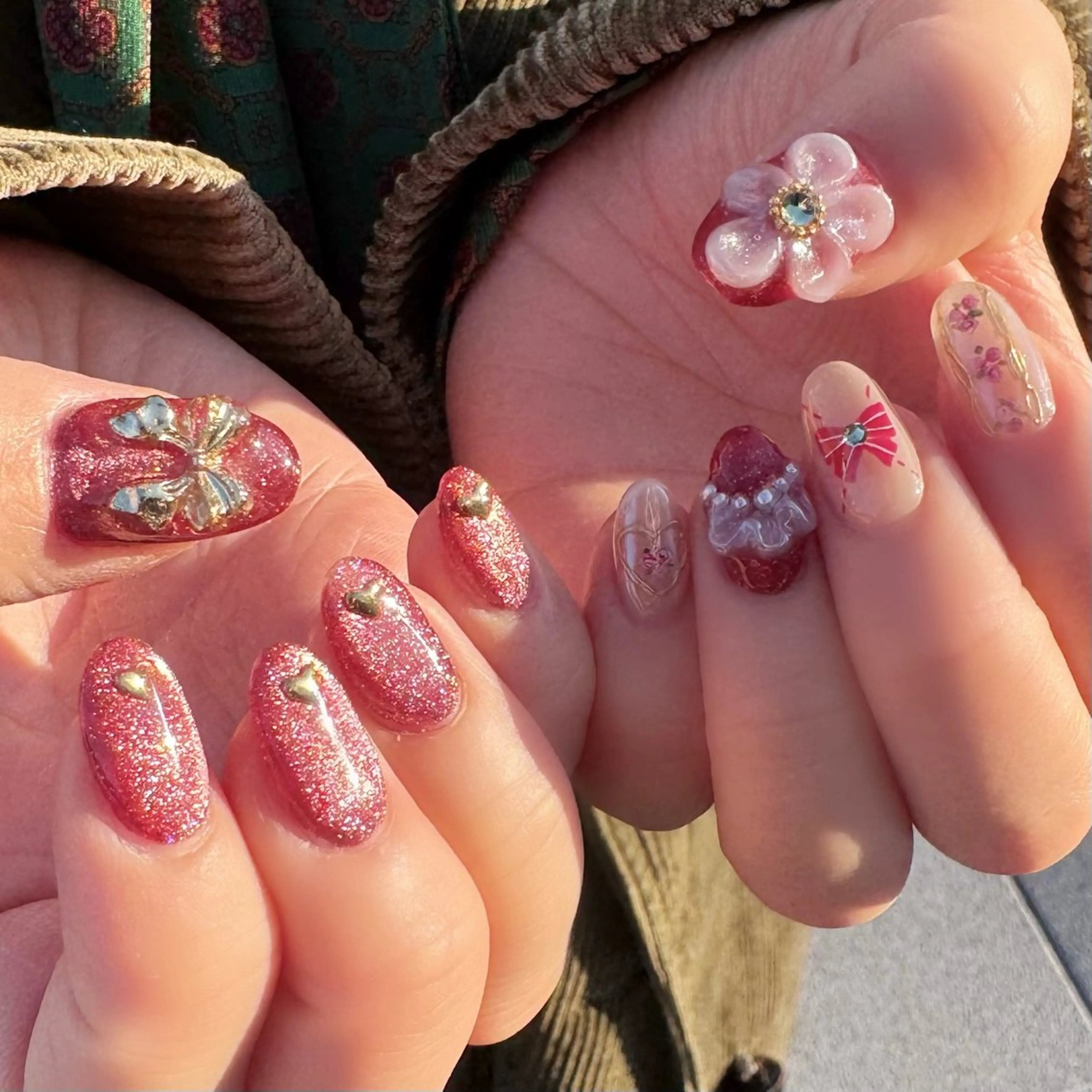 ネイル ハンドネイル 新井 ひなののネイルデザイン