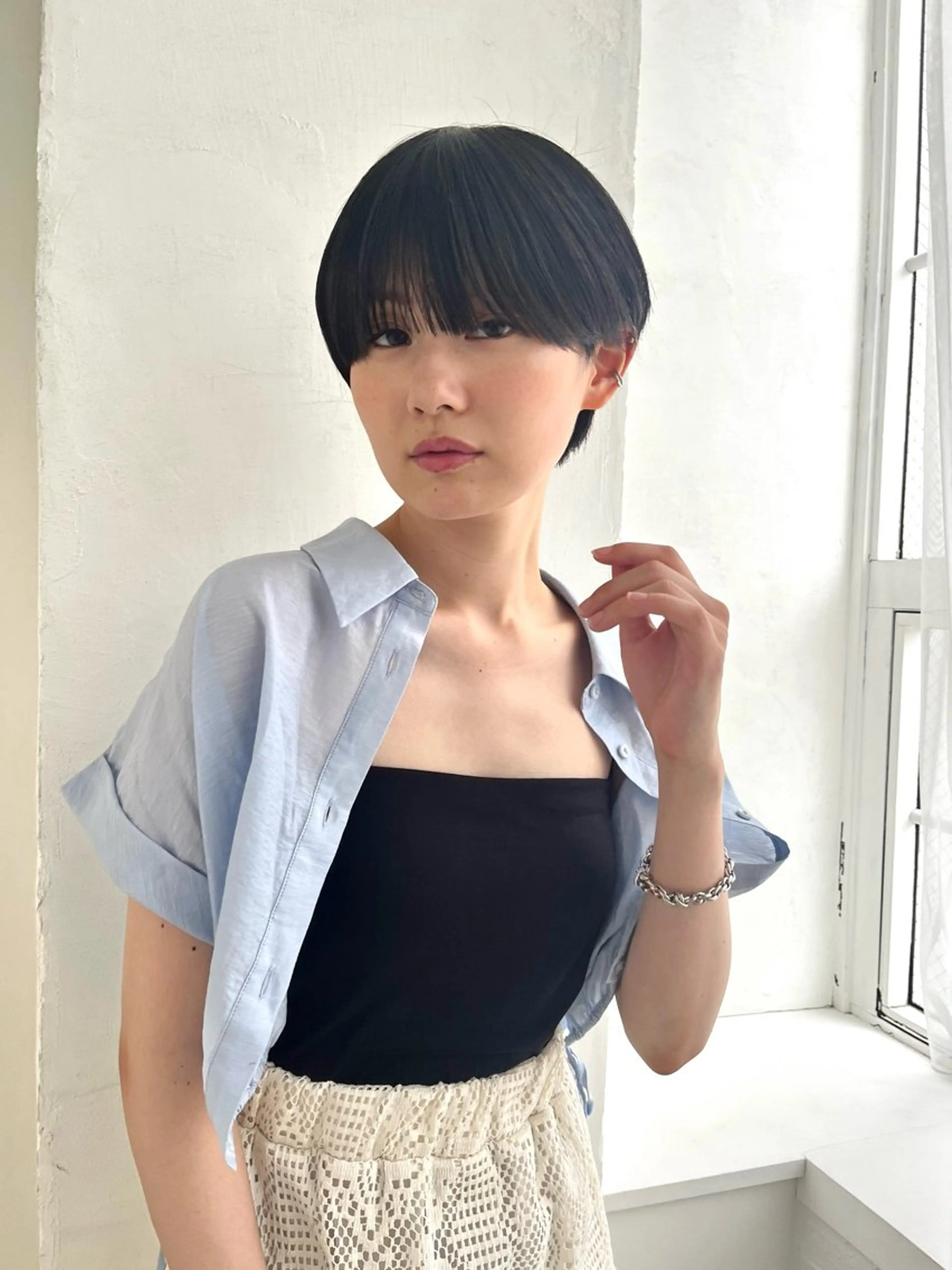 ショート 似合わせカット カット ヘッドスパ 上品な暖色/丸みボブ Chie🪷のヘアスタイル