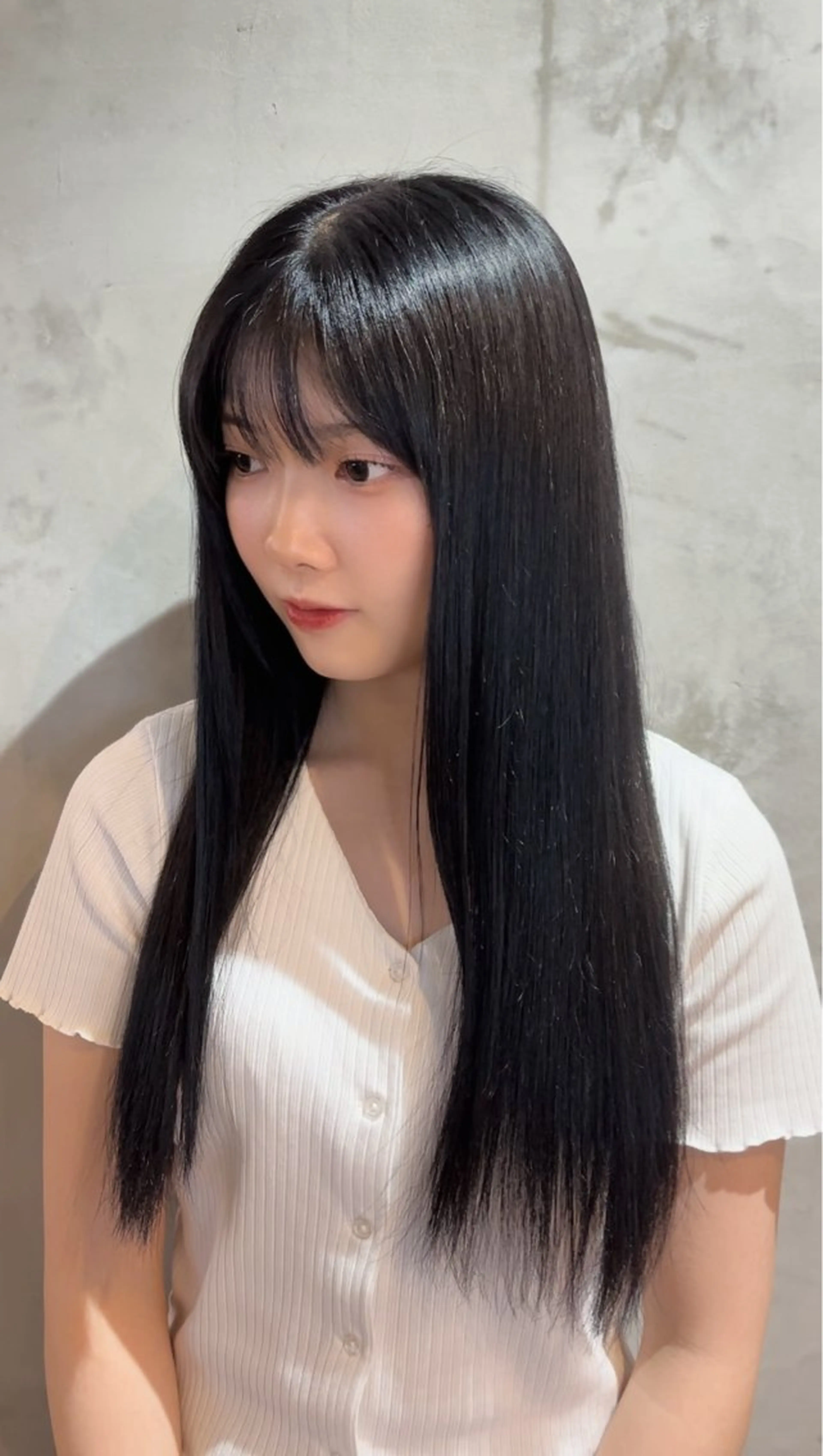 カラー カット ヘアカラー トリートメント ‪‪❤︎‬韓国ヘア ❤︎/saraのヘアスタイル