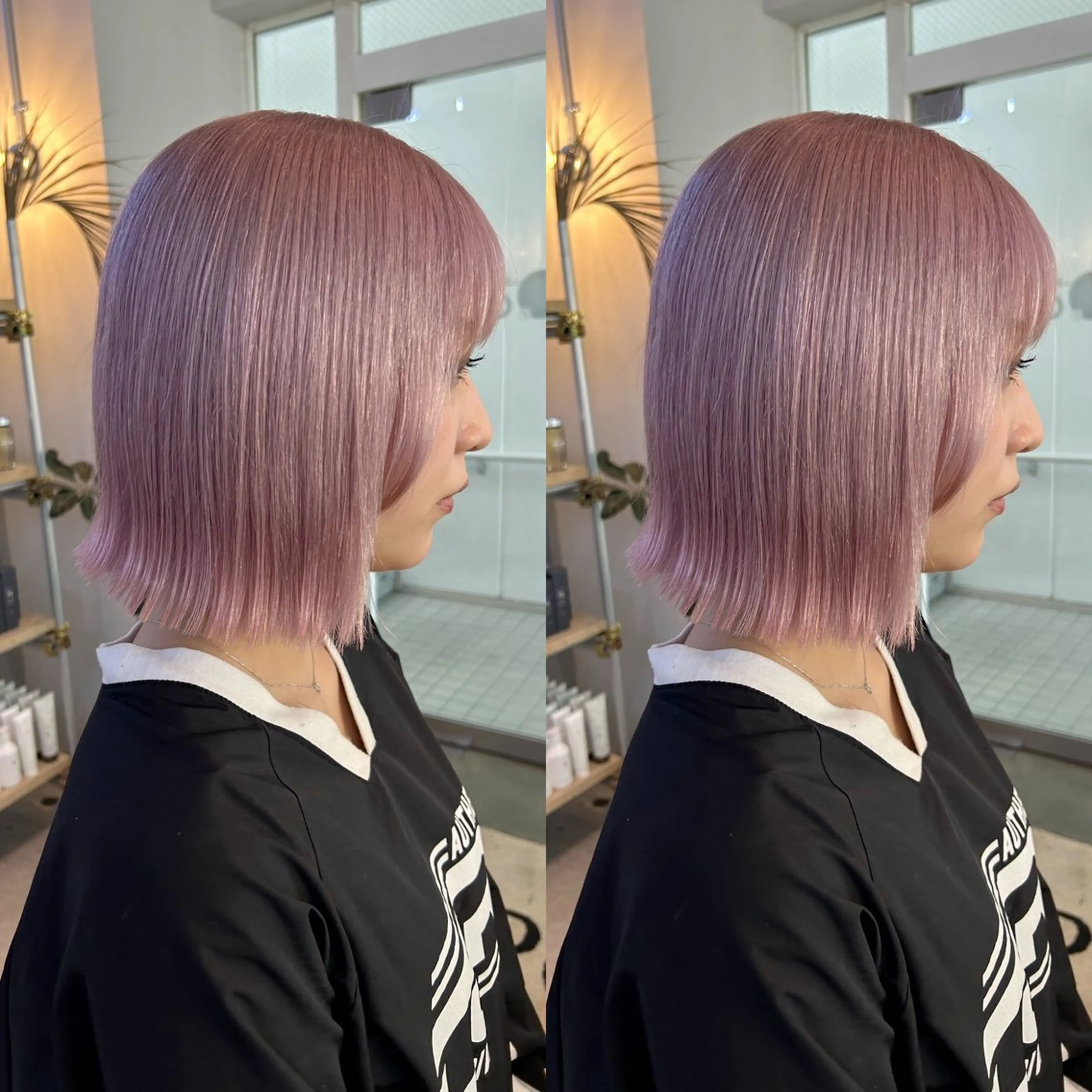 ショート カラー ヘアカラー FITS CORE 「フィッツコア」所属・韓国風カラー🩵 すがわらのヘアスタイル