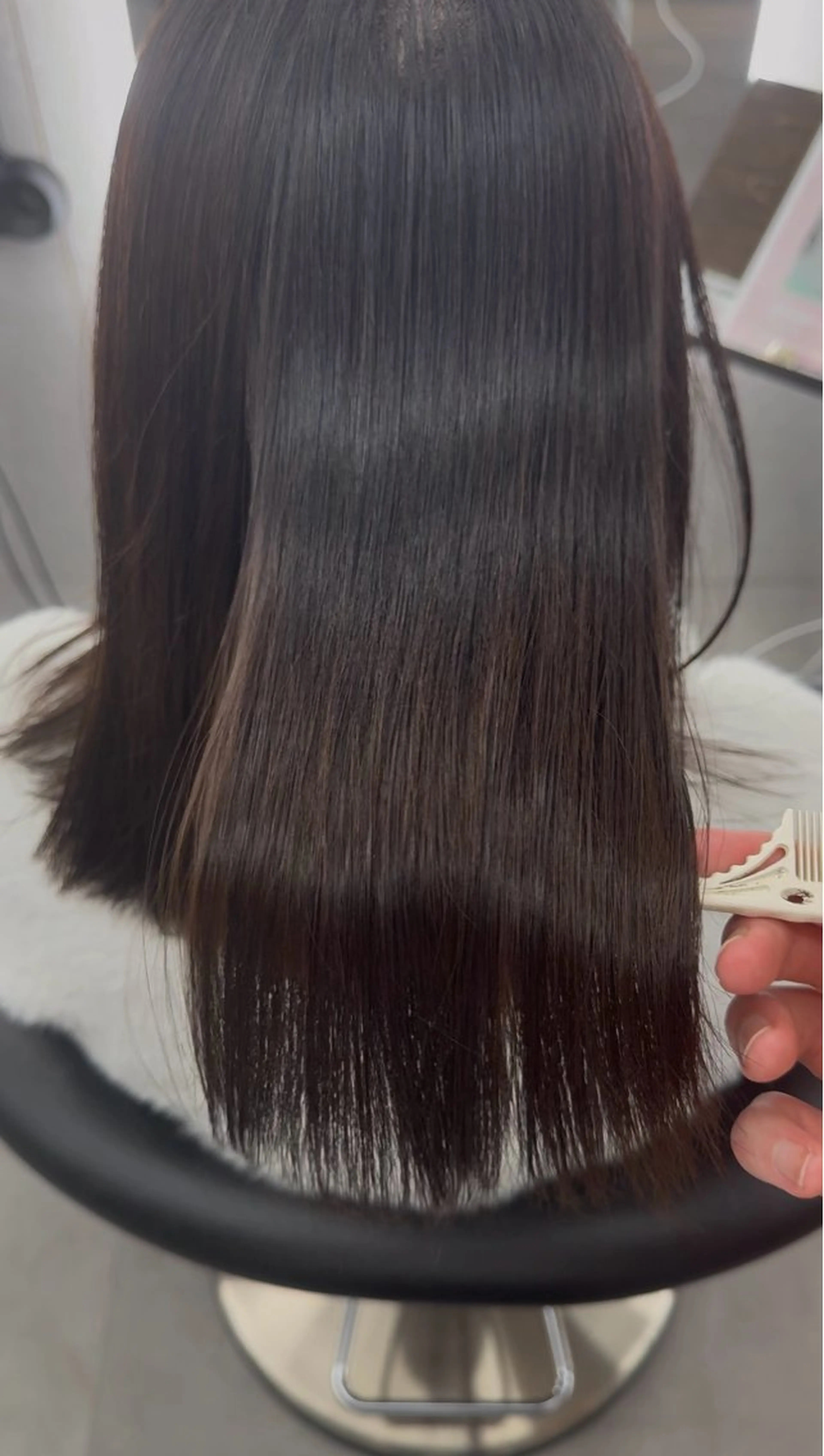 ロング 縮毛矯正 トリートメント 【縮毛矯正/カラー】 今野寛己のヘアスタイル