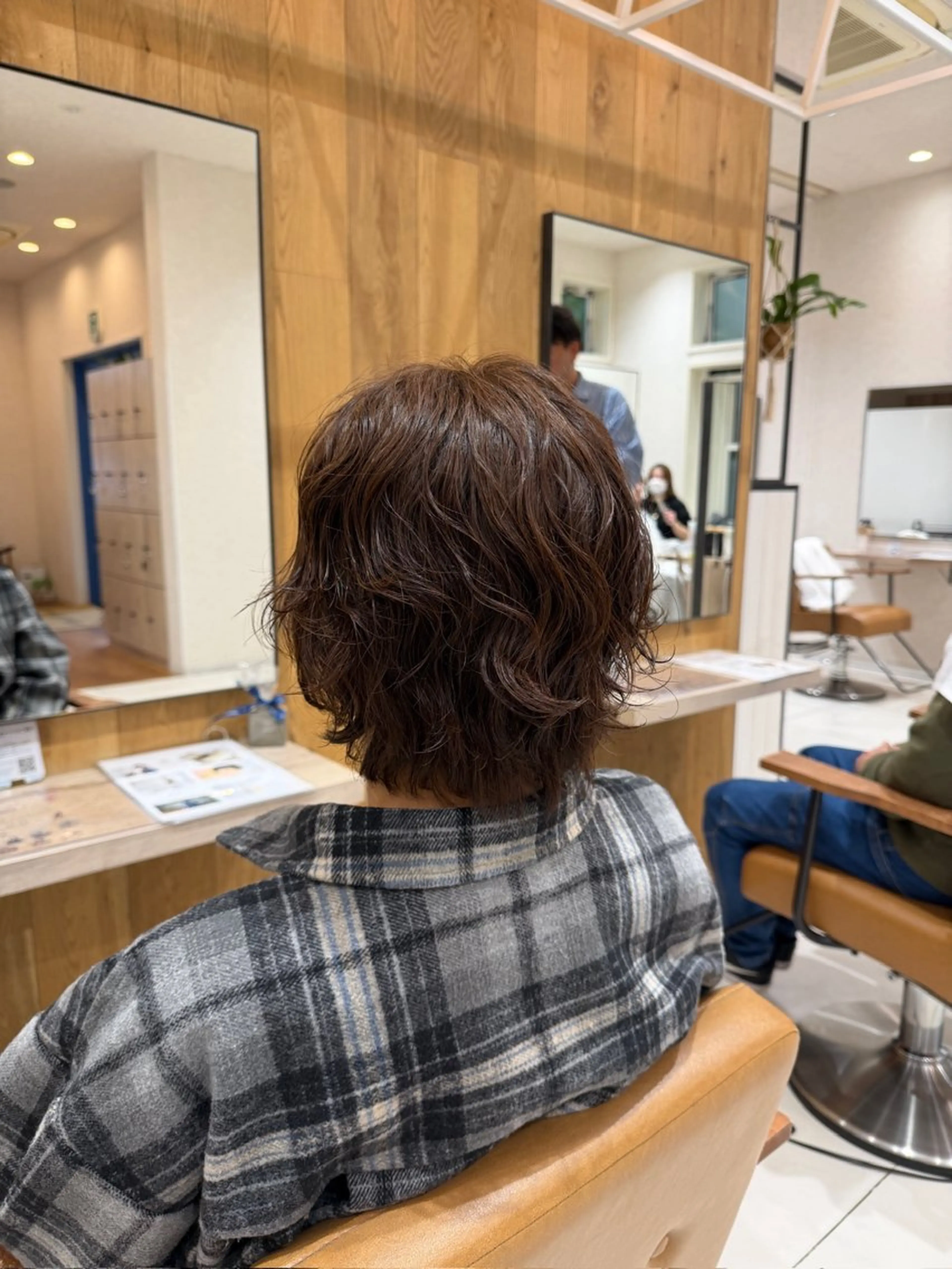 パーマ カット レディースショート/ メンズパーマ/足立のヘアスタイル