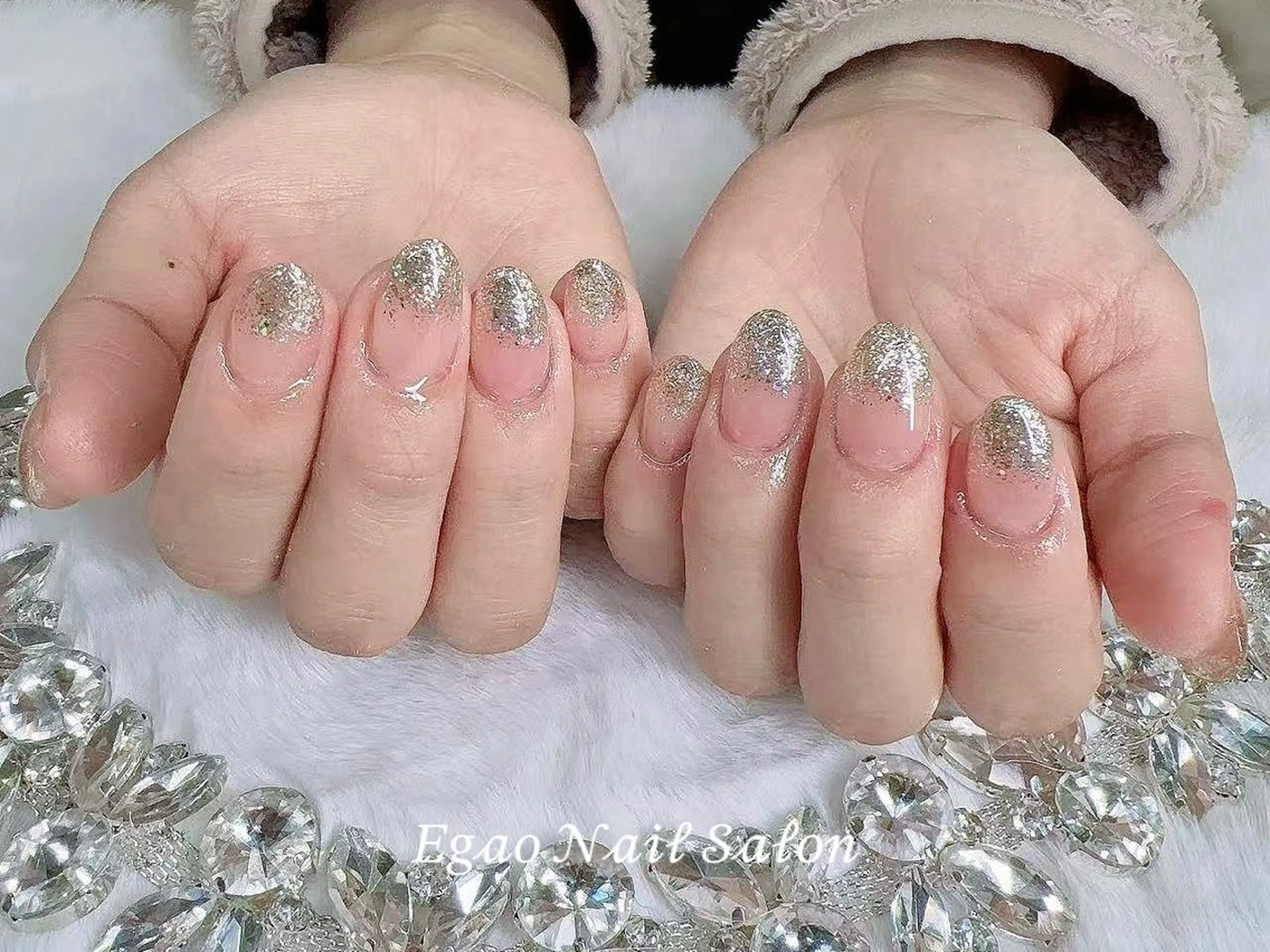 ネイル アートネイル フットネイル フレンチネイル ジェルネイル 持ち込み ハンドネイル Egao Nail Salonのネイルデザイン