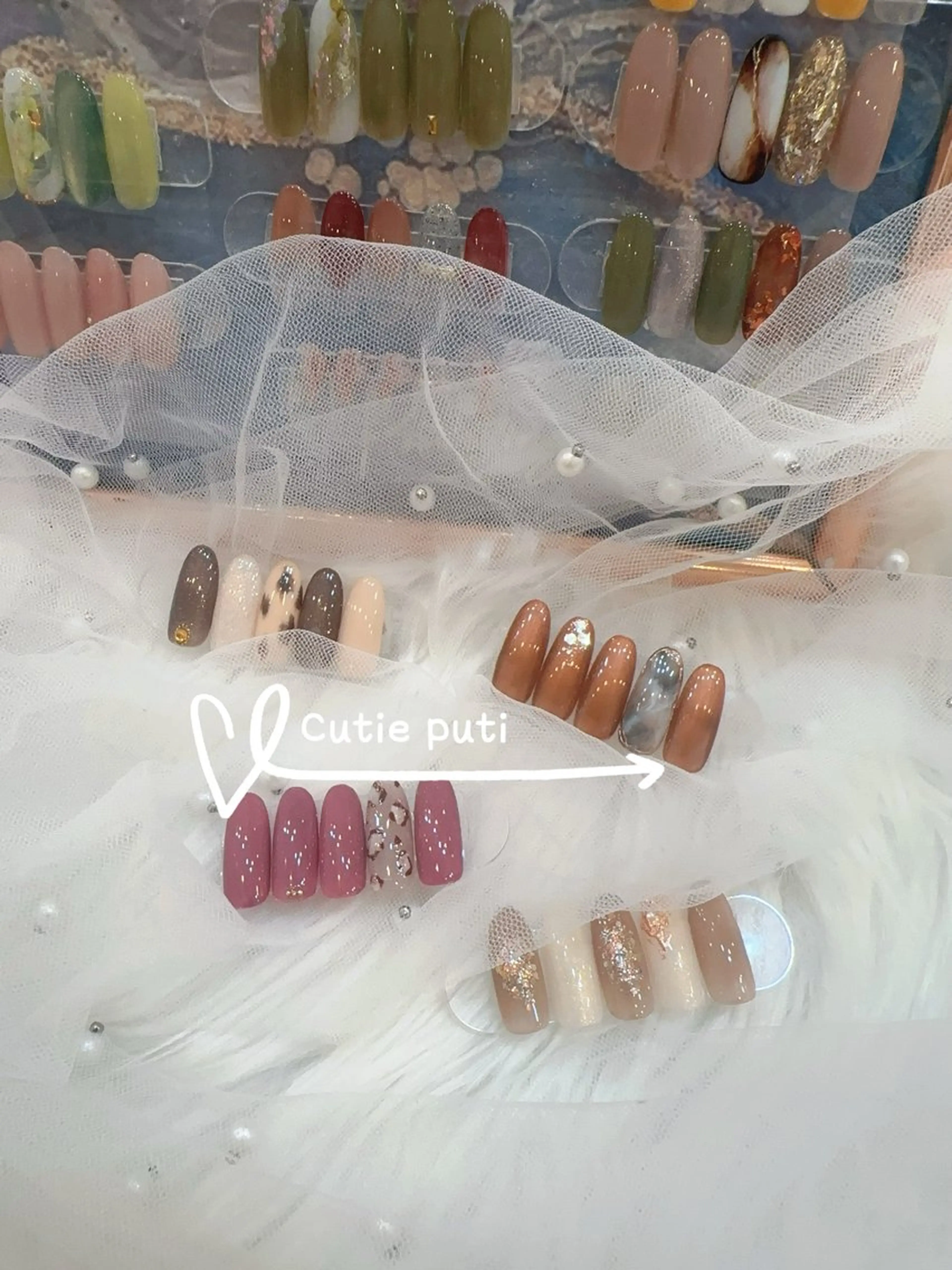 ネイル ネイルサロンキューティプティ所属・アワ ネイル池袋のネイルデザイン