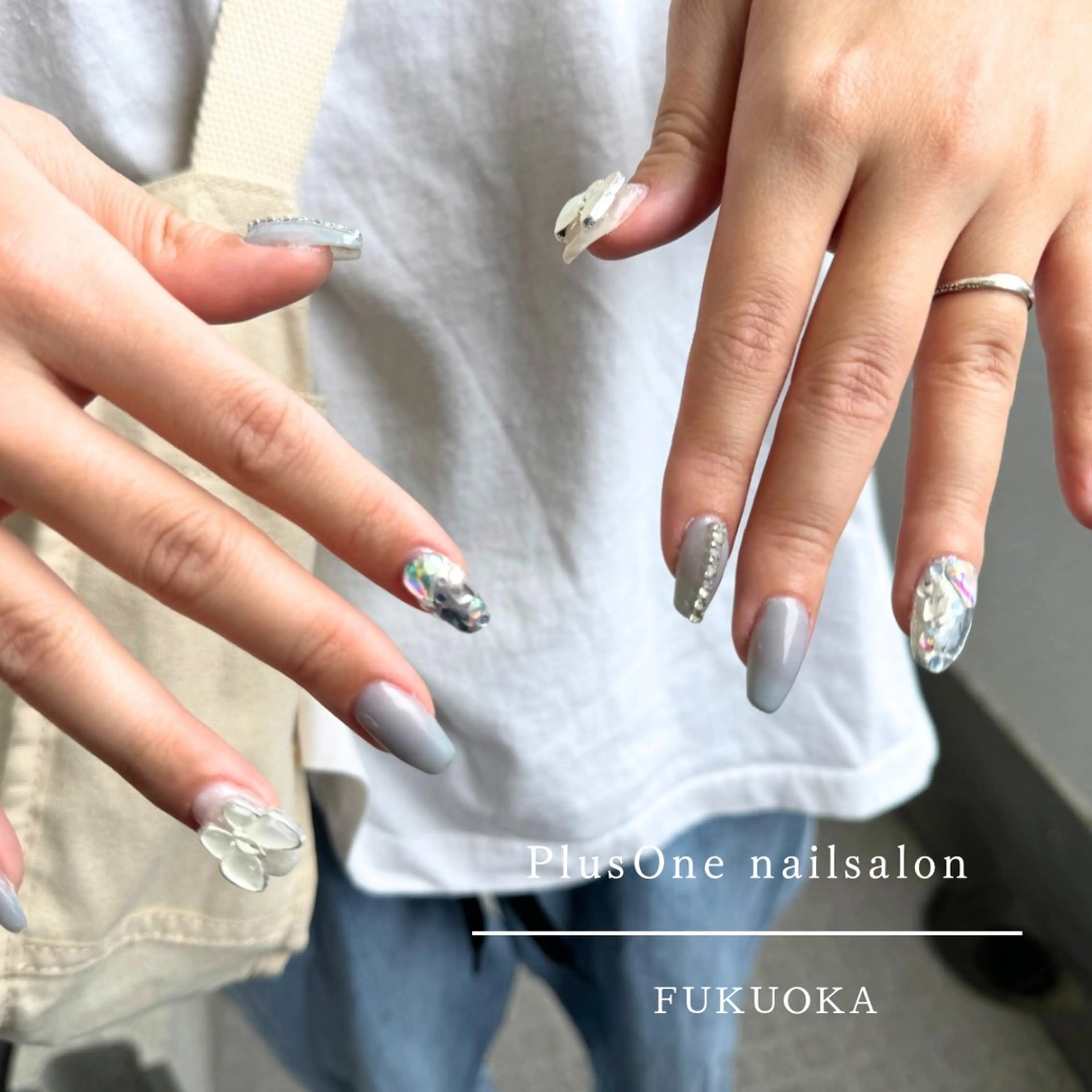 ネイル ドット ガーリー ワンカラーネイル 夏ネイル 粕屋耳ツボジュエリー 💎（ネイル休）のその他イメージ