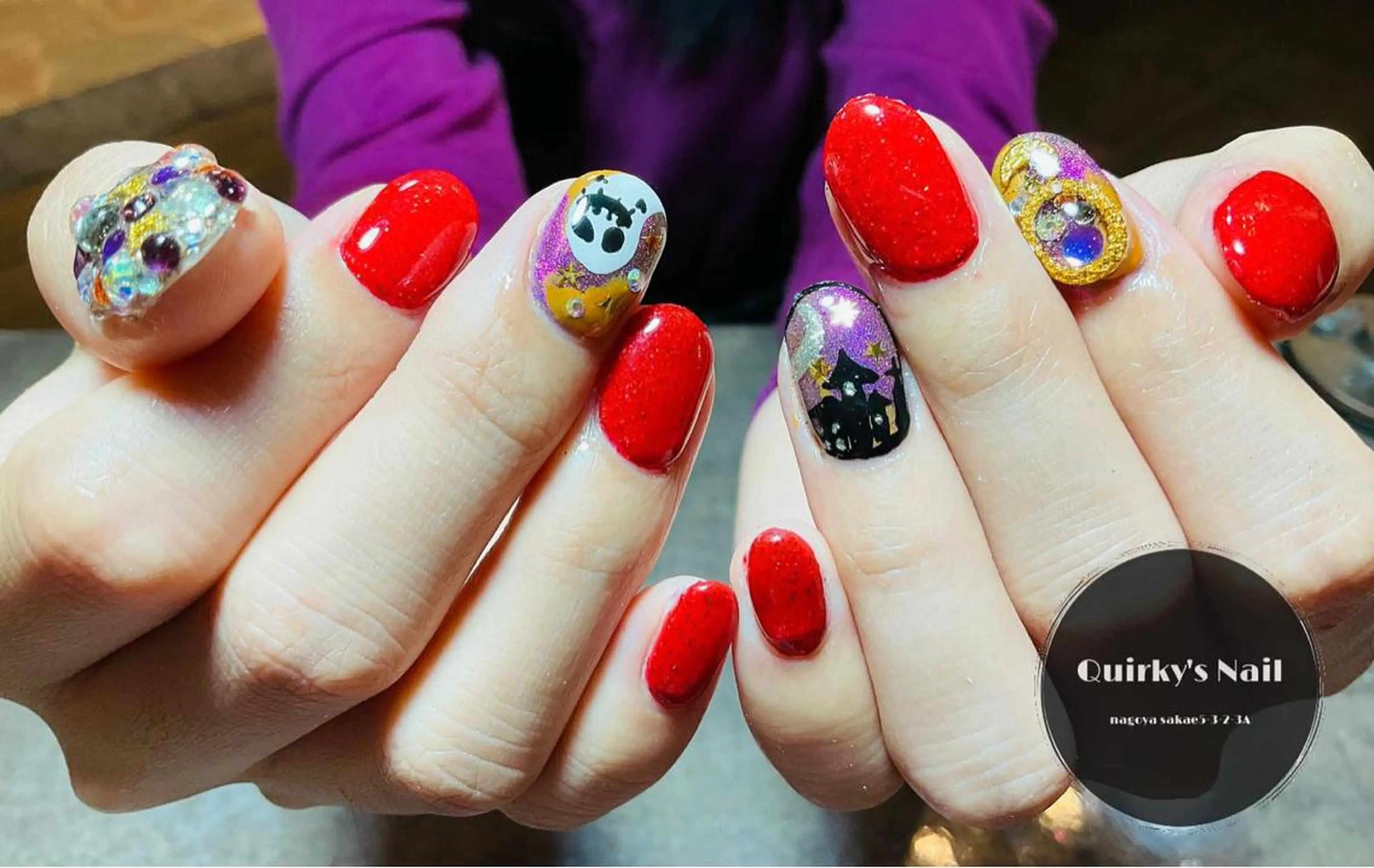 ネイル ハロウィン Quirky's Nail【栄店】のネイルデザイン