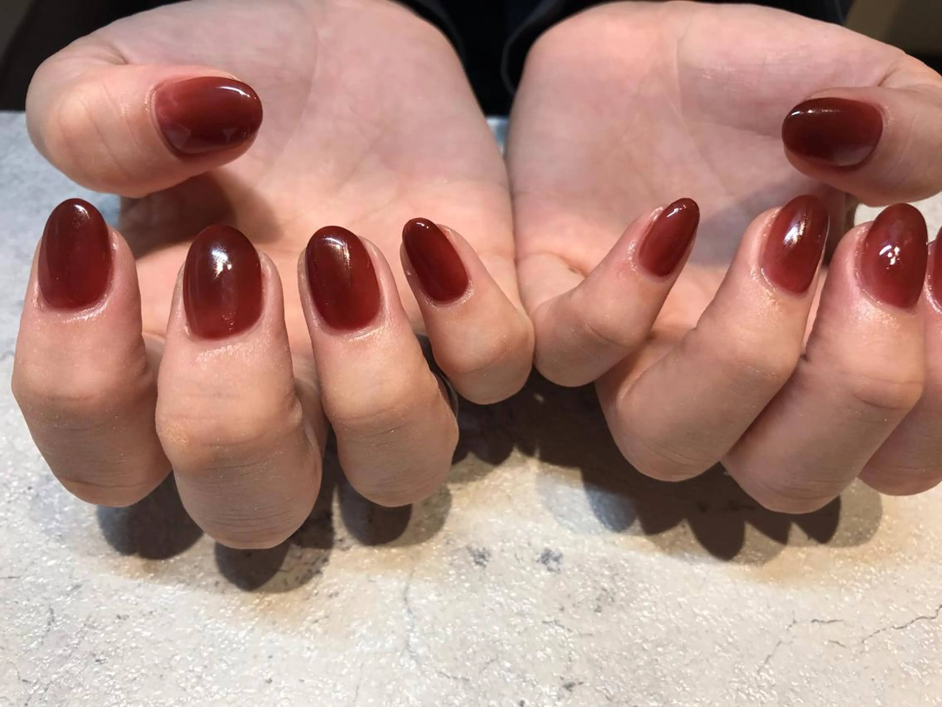 ネイル ワンカラーネイル nail salon　Natural Cure所属・平井 彩香のネイルデザイン