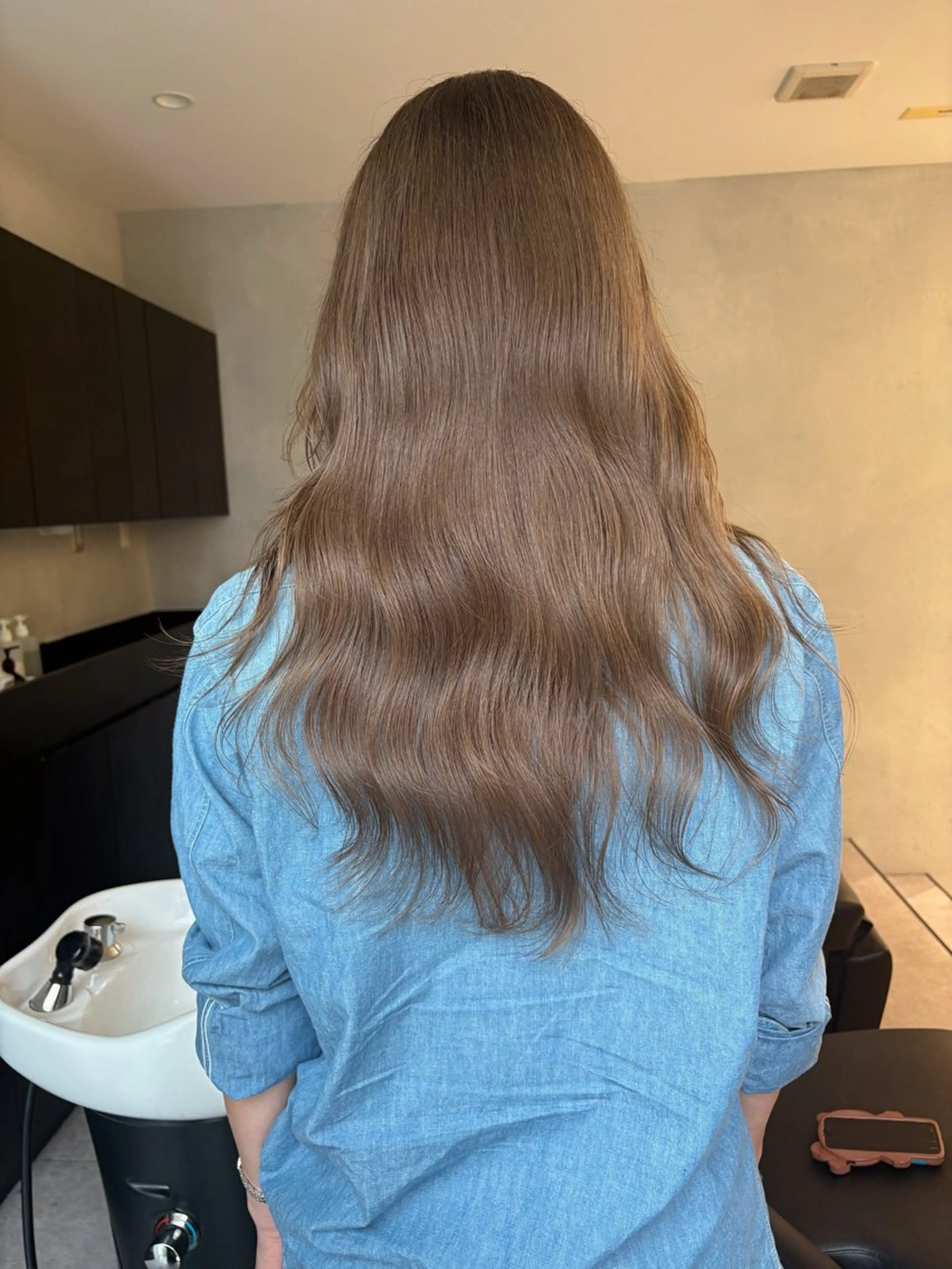 ロング カラー カット ヘアカラー SALOWIN天神大名店所属・吉武 茂暉のヘアスタイル