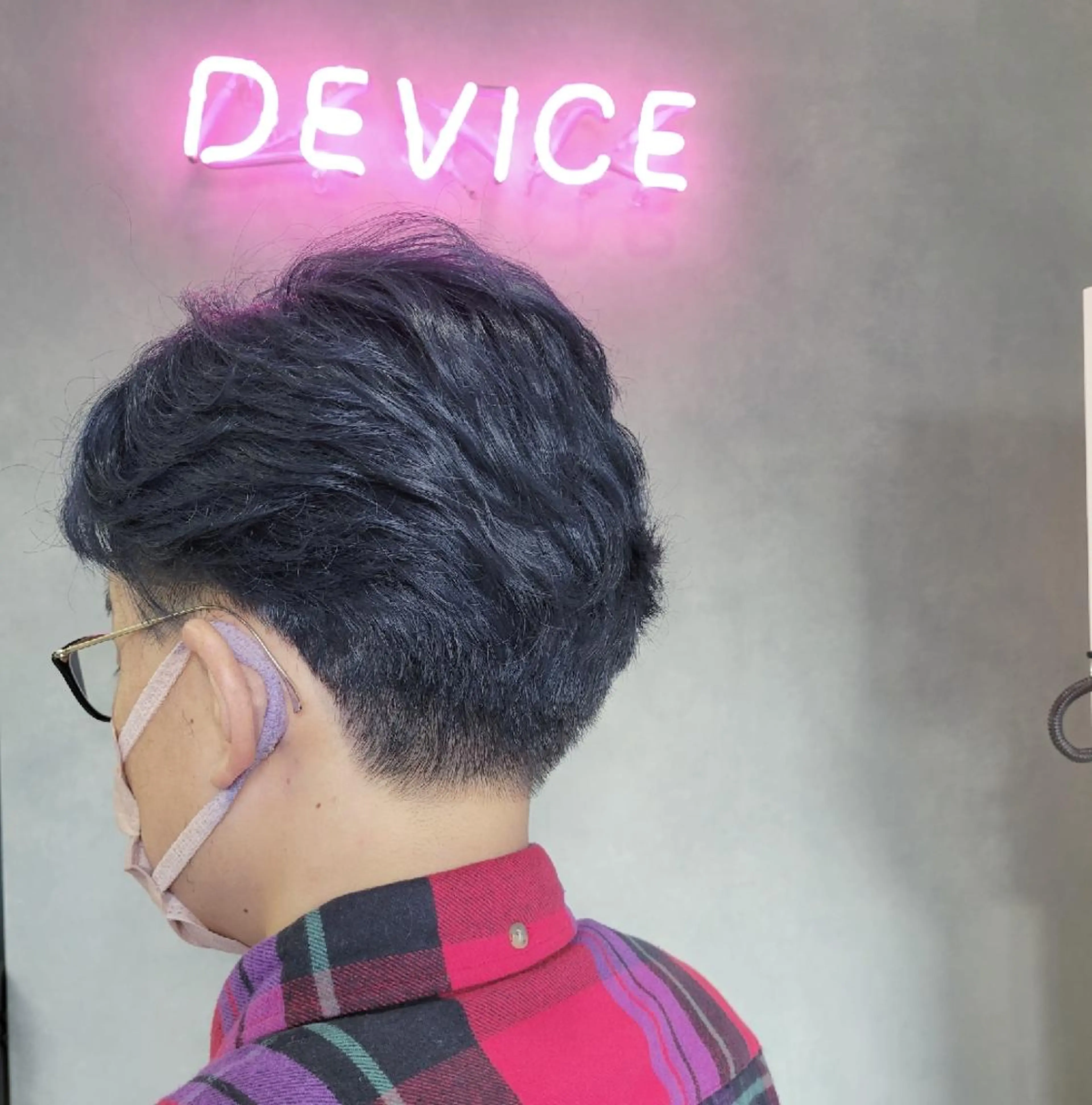 メンズ カラー ブルーカラー ネイビーカラー レイヤー/ショート /山田譲治✂️のヘアスタイル