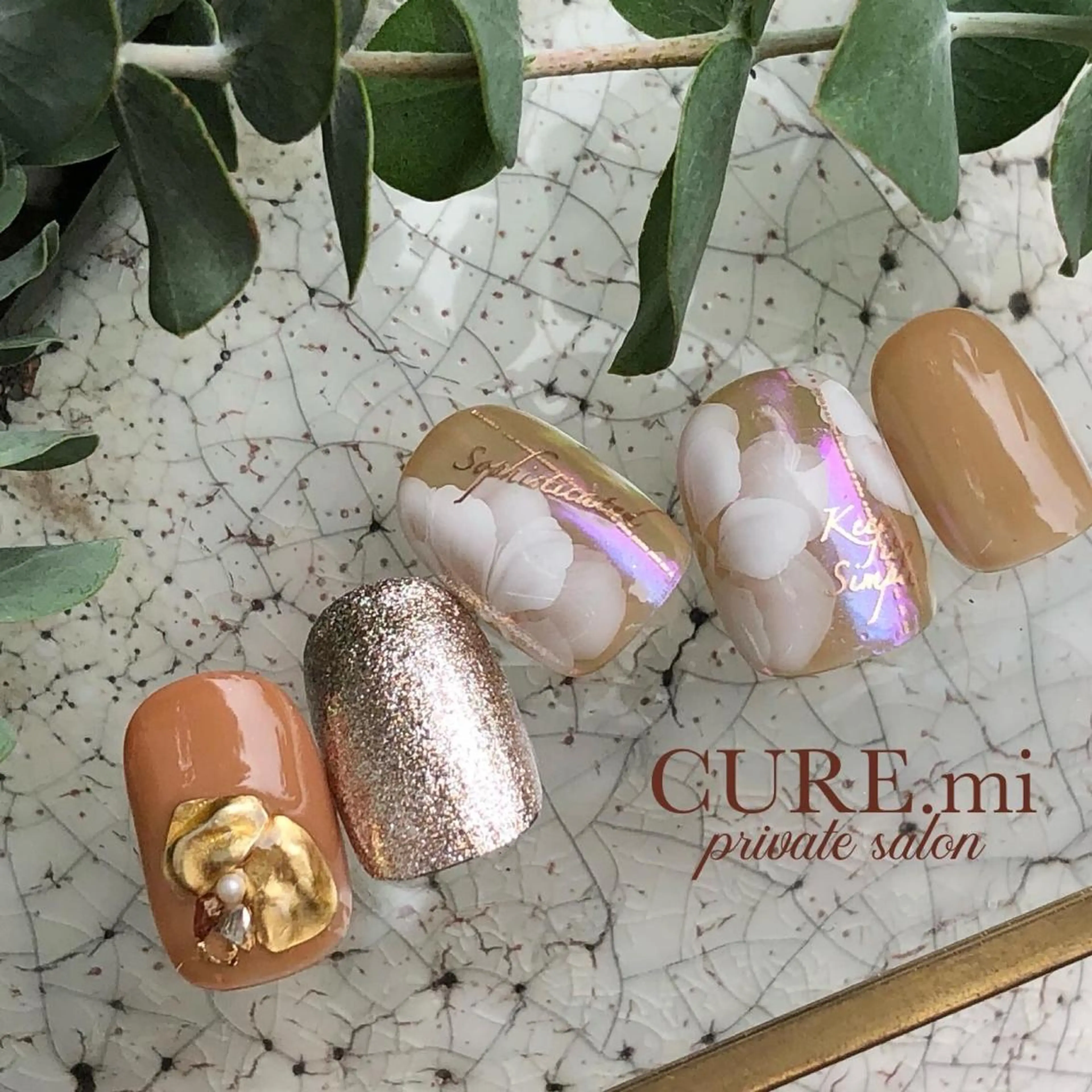 ネイル オーロラネイル フラワーネイル ハンドネイル ハンドケア 伊藤 美香のその他イメージ