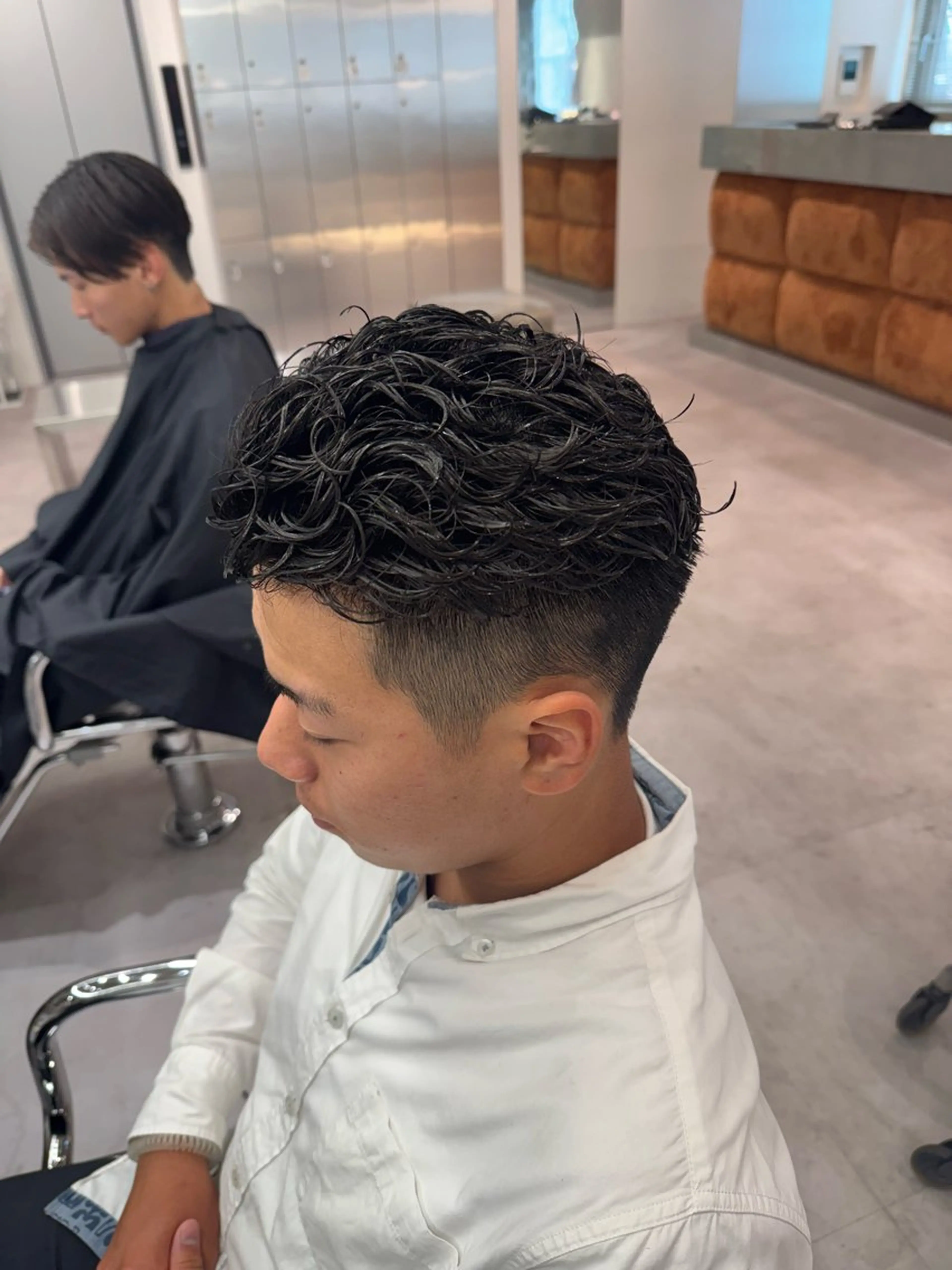パーマ メンズ メンズパーマ メンズサロンU所属・ブリーチ/パーマ特化 片平和寿のヘアスタイル