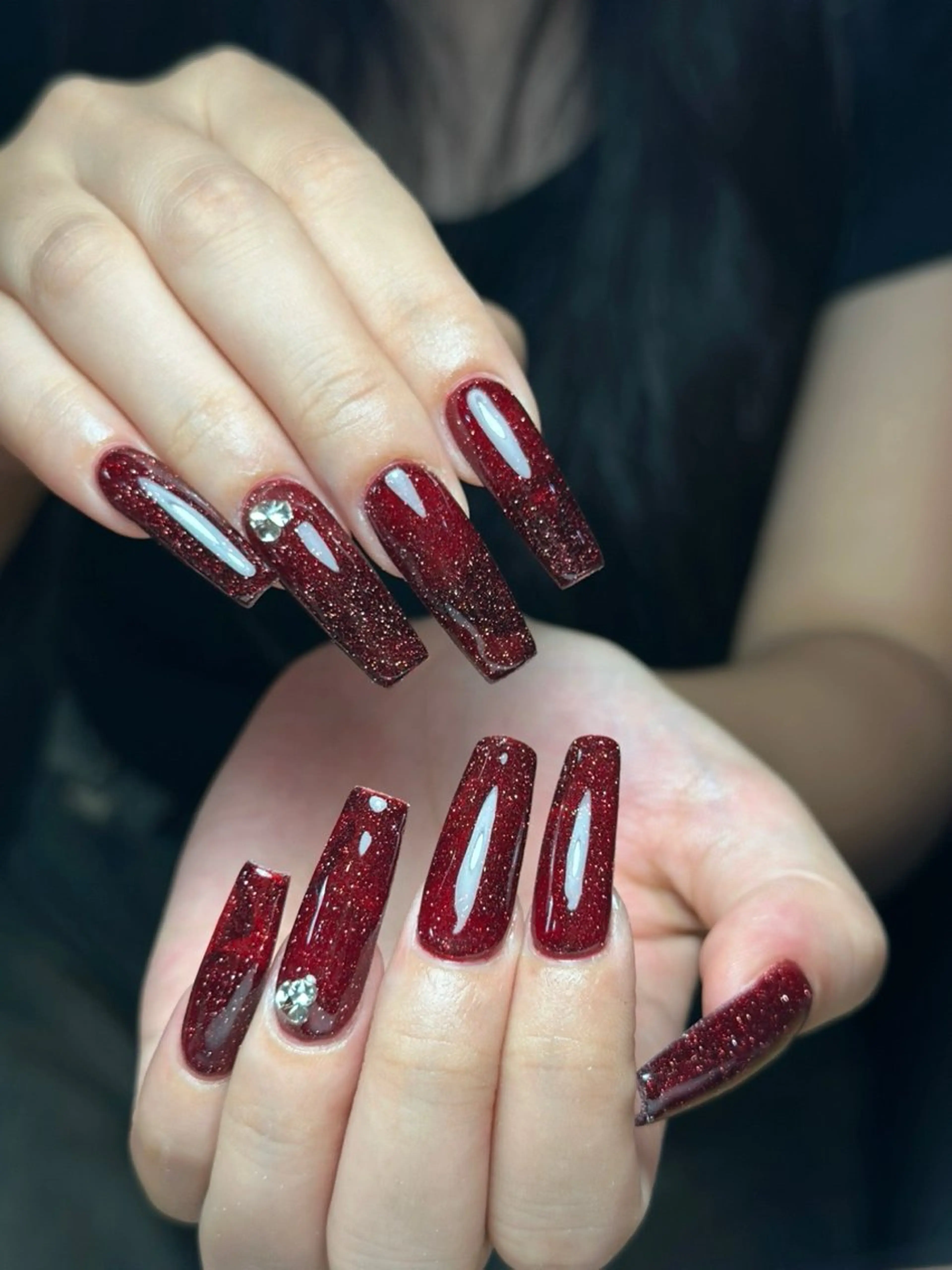 ネイル 韓国ネイル シンプルネイル ワンホンネイル ハンドネイル CoMo Nail Studio所属・CoMo Nailのネイルデザイン