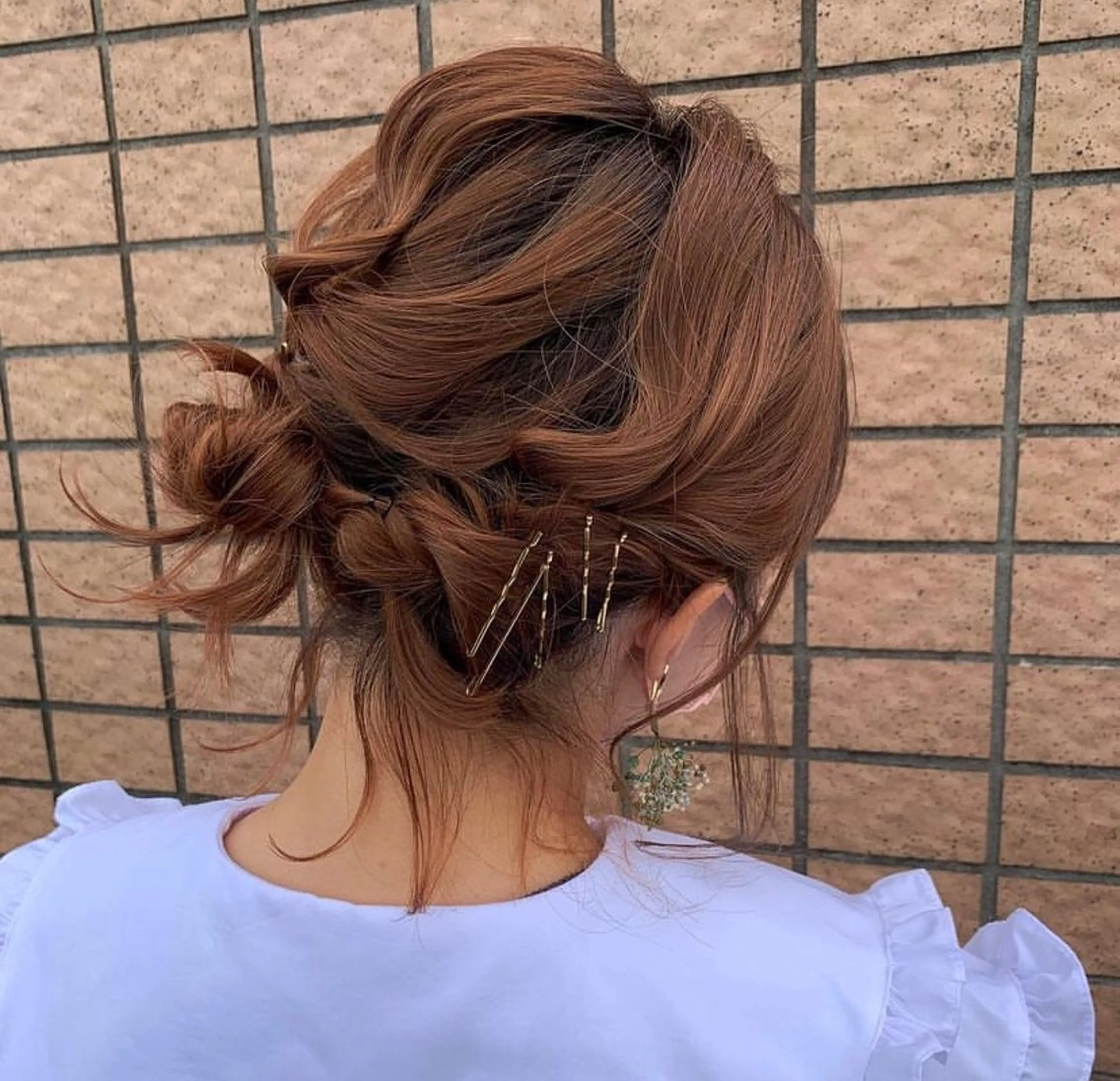 ミディアム ヘアアレンジ ボブ ヘアセット Arrows(アローズ)所属・個性的🩰⭐︎盛岡 🧿タテイシアイカのヘアスタイル