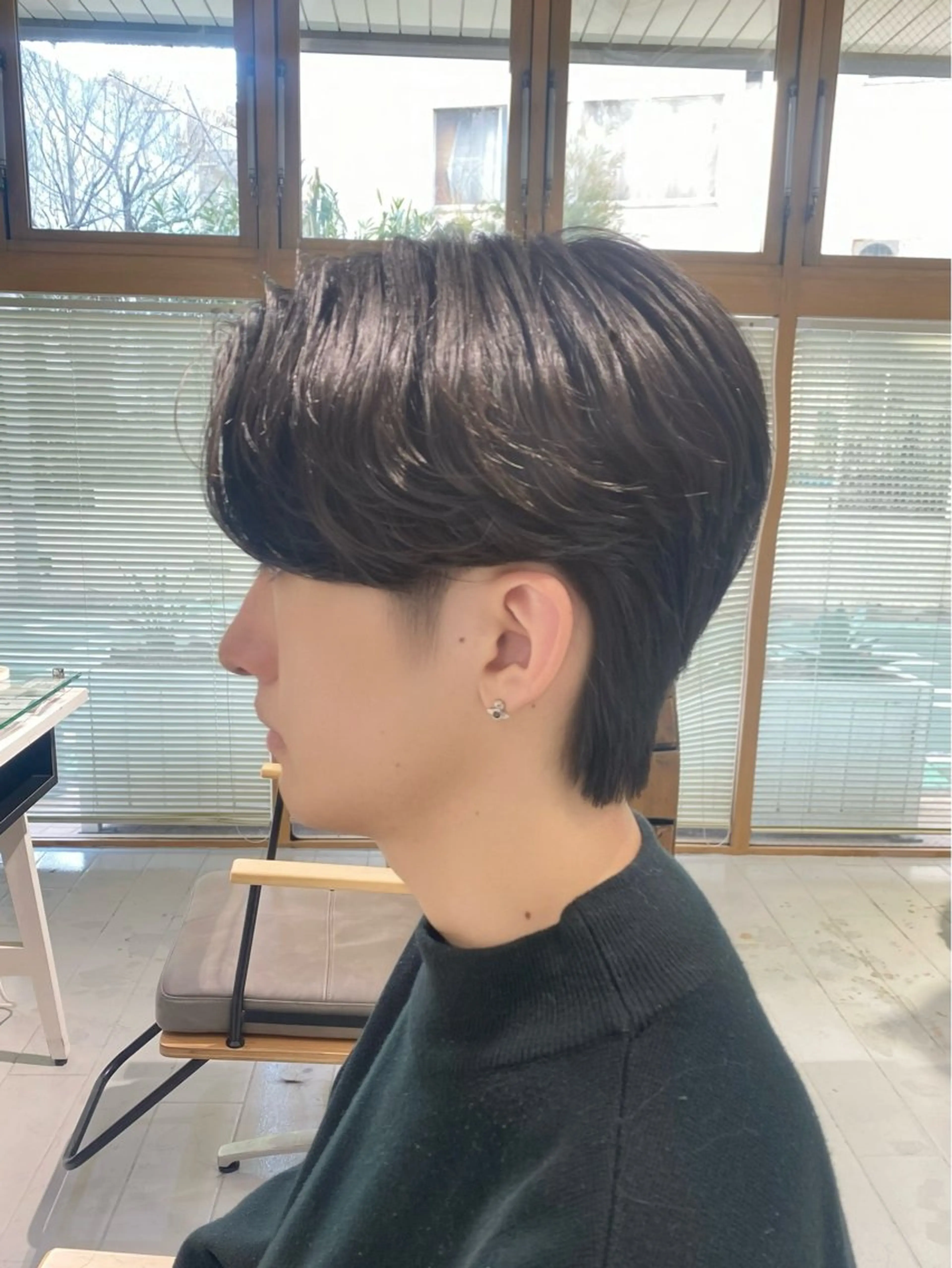 ショート パーマ メンズ カット パーマ 🇰🇷韓国風カット 🇰🇷　鈴木海斗のヘアスタイル