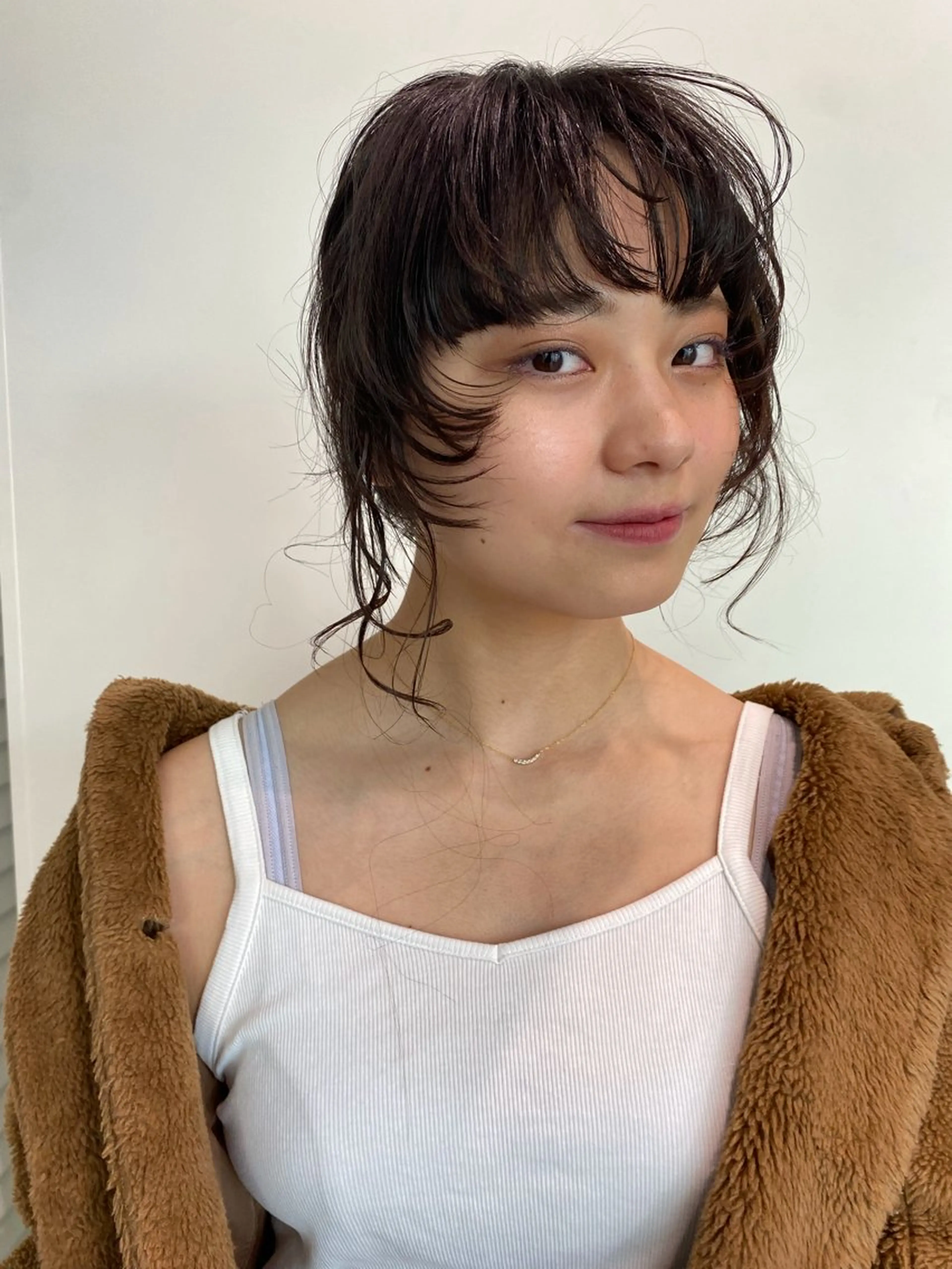 ロング カラー ヘアアレンジ カット パーマ 室谷 侑奈のヘアスタイル