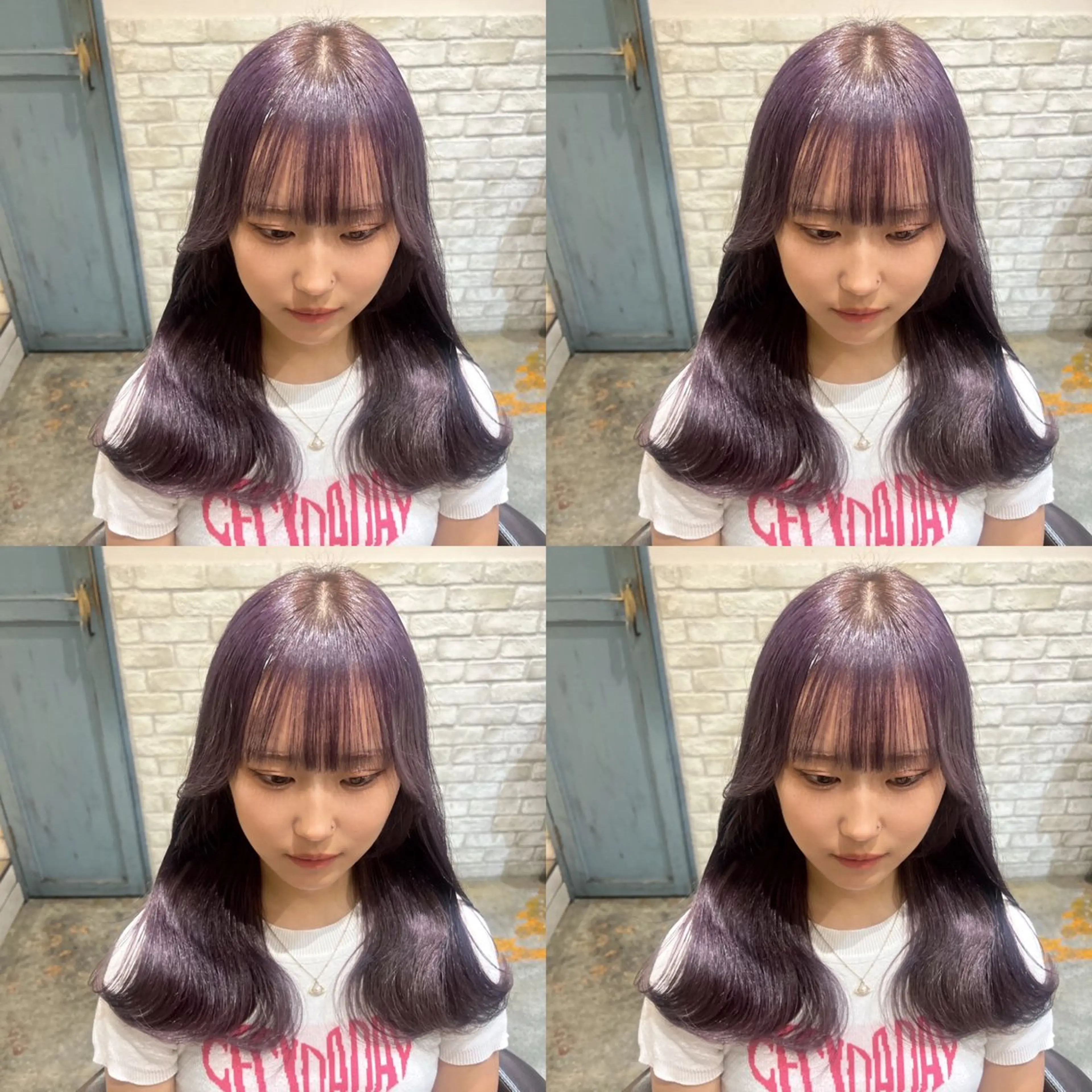 ミディアム カラー カット ヘアカラー トリートメント レイヤー×髪質改善 店長安藤光司🇰🇷のヘアスタイル