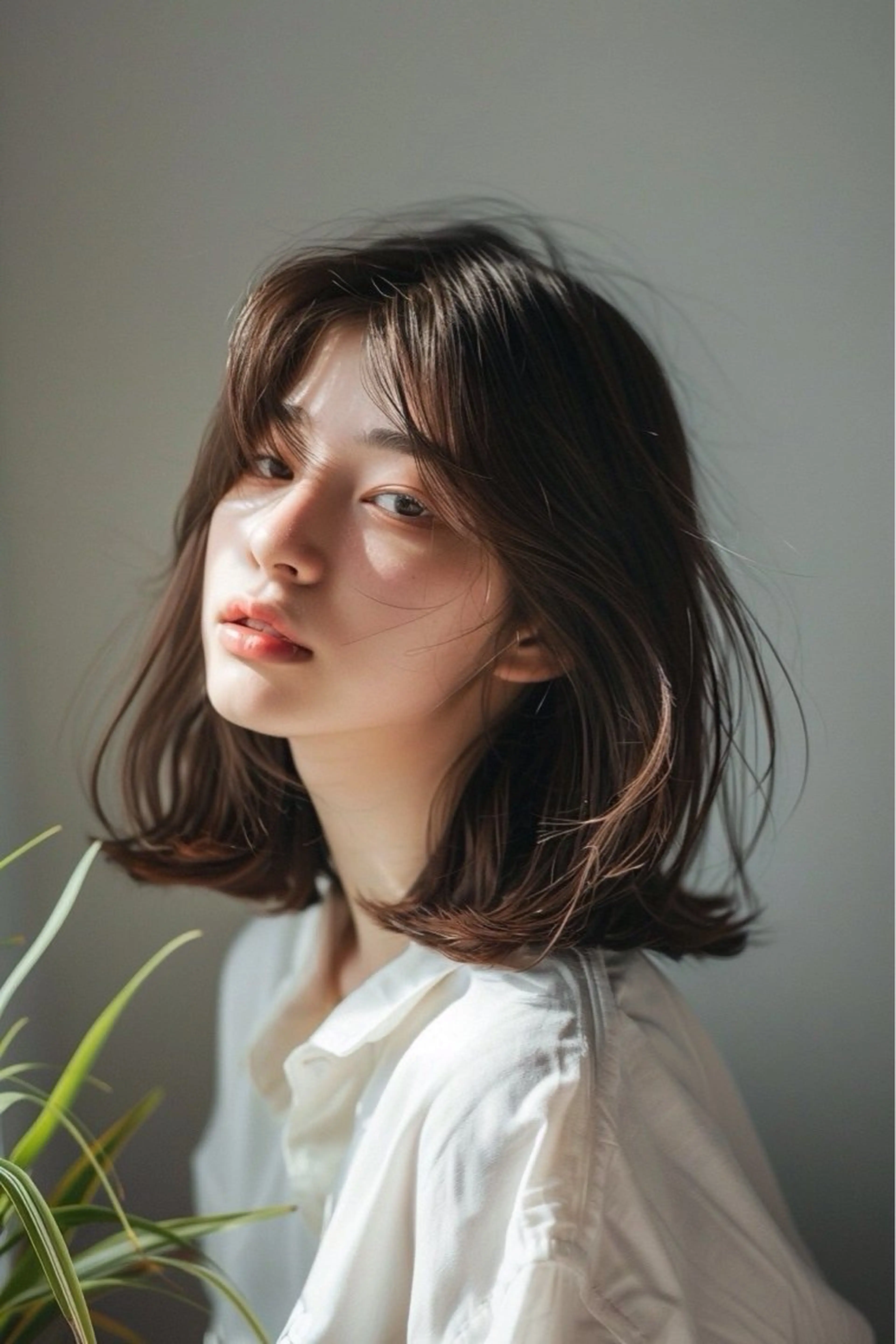 ミディアム カラー ブラウンカラー ケアカラー 透明感カラー カット ヘアカラー トリートメント 🌈Luana🌈 公式/大通のヘアスタイル